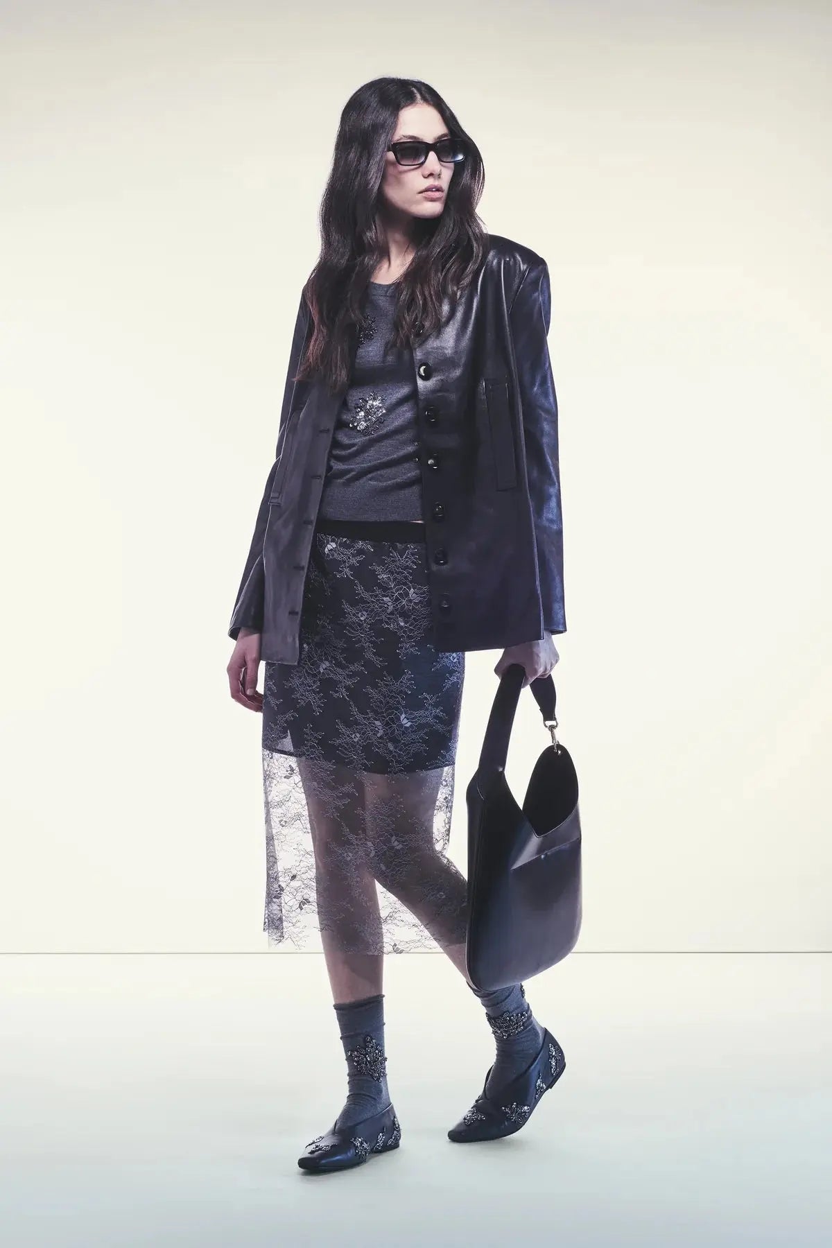 Liviana Conti  Maglia Jacqueline ricamata mezza manica mod. F5WG90 AI25 Liviana Conti