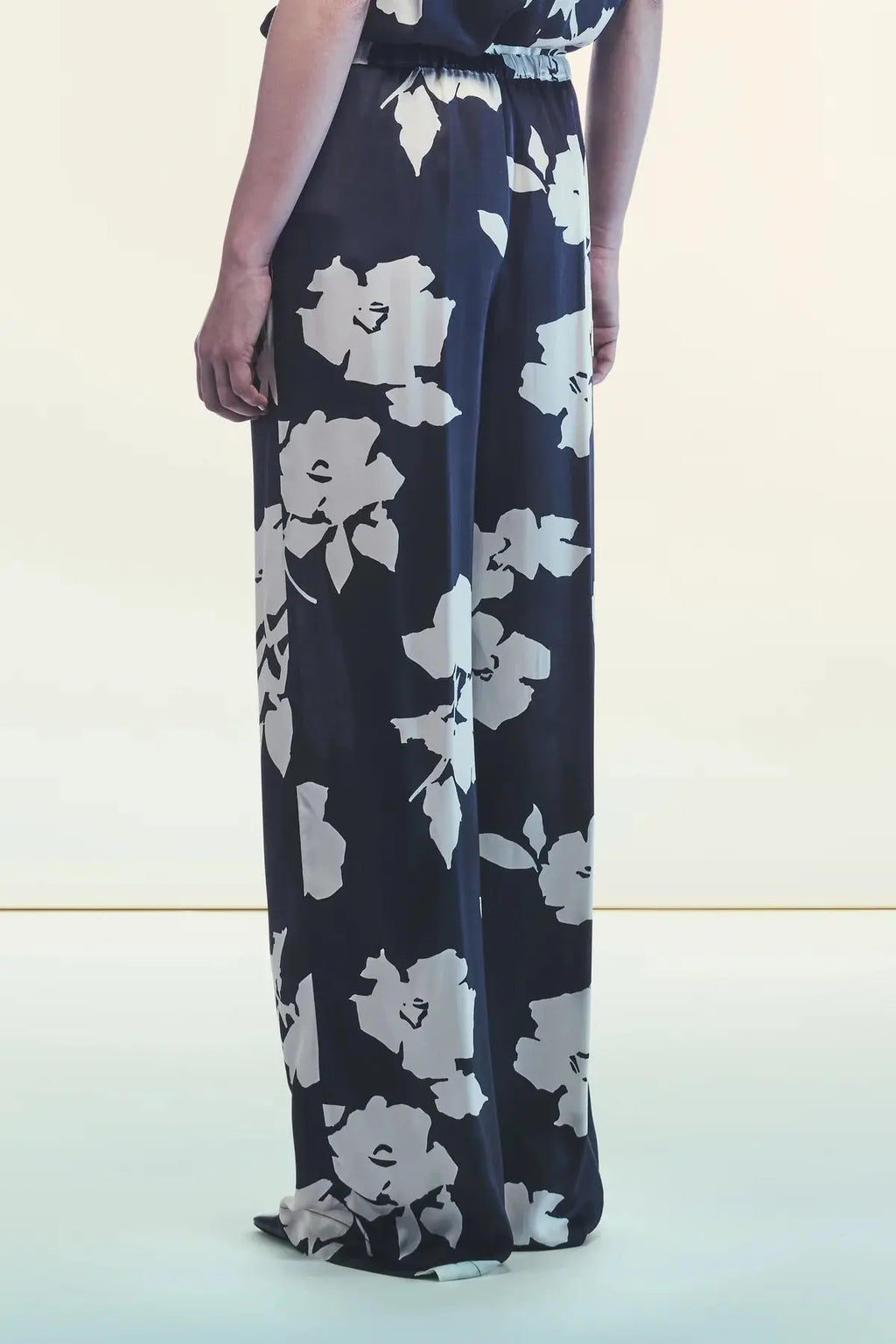 Liviana Conti Pantalone Roy in raso di viscosa stampato mod F5WU28 AI25 Liviana Conti