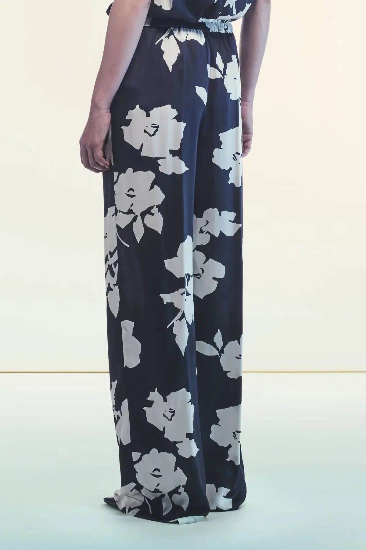 Liviana Conti Pantalone Roy in raso di viscosa stampato mod F5WU28 AI25 Liviana Conti