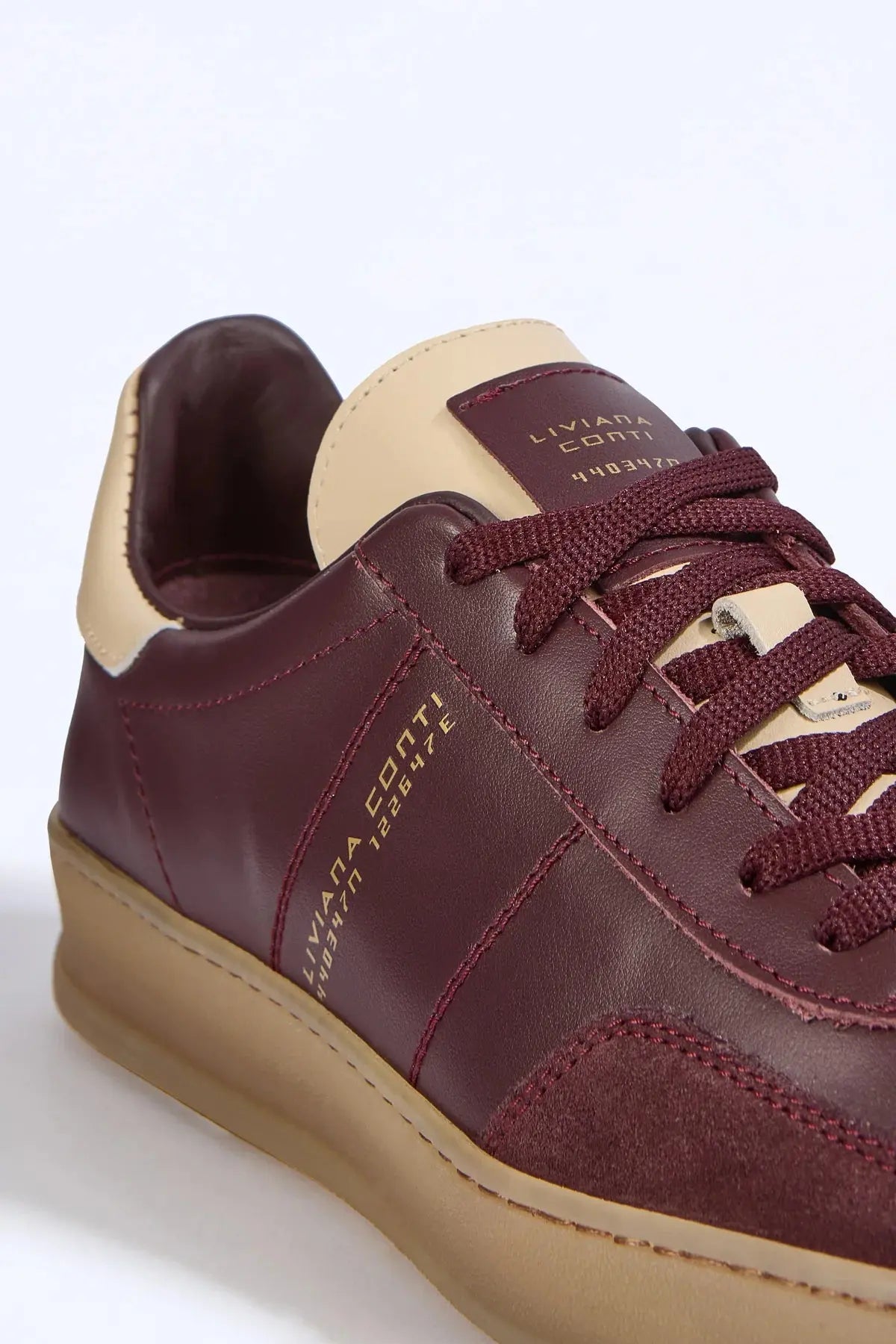 Liviana Conti Sneakers in nappa e camoscio Delia mod A5WC46 AI25 Liviana Conti