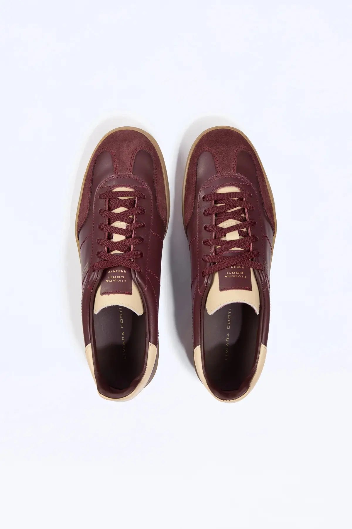 Liviana Conti Sneakers in nappa e camoscio Delia mod A5WC46 AI25 Liviana Conti