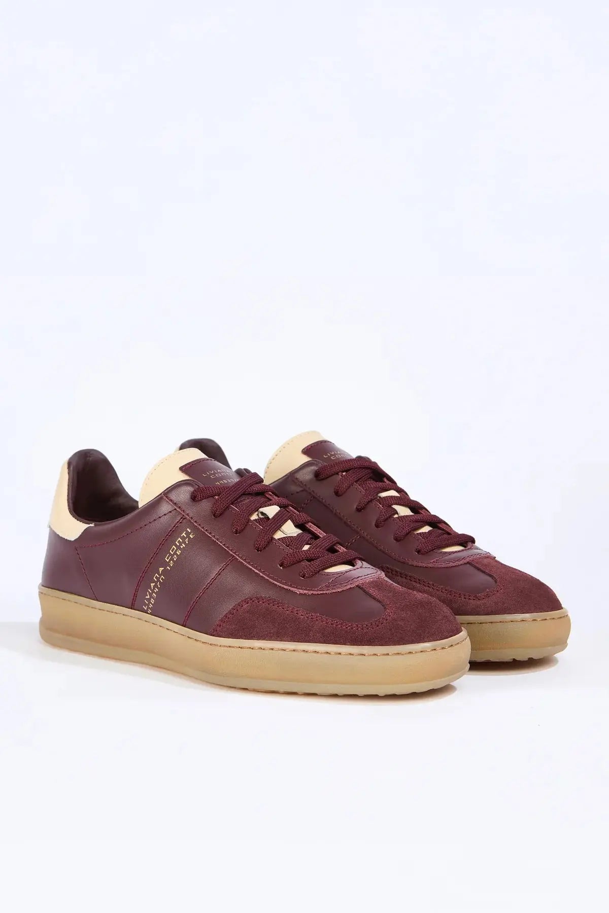 Liviana Conti Sneakers in nappa e camoscio Delia mod A5WC46 AI25 Liviana Conti