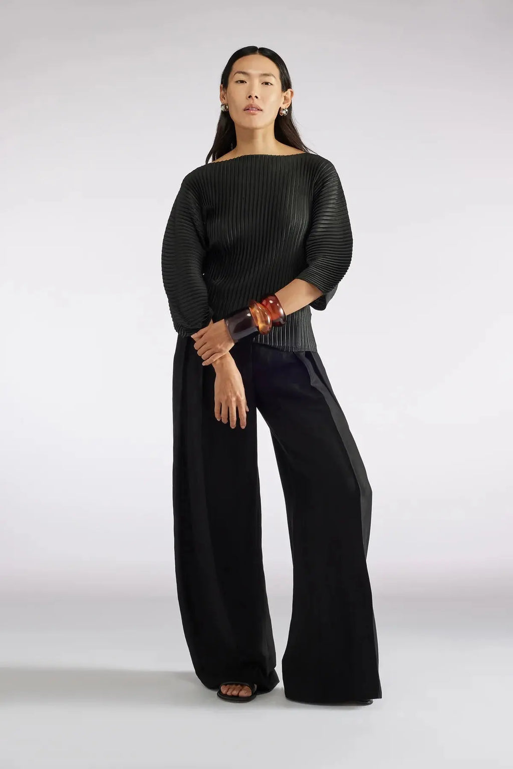 Liviana Conti Top in maglia plissettato mod. F5SG42 PE25 image 0