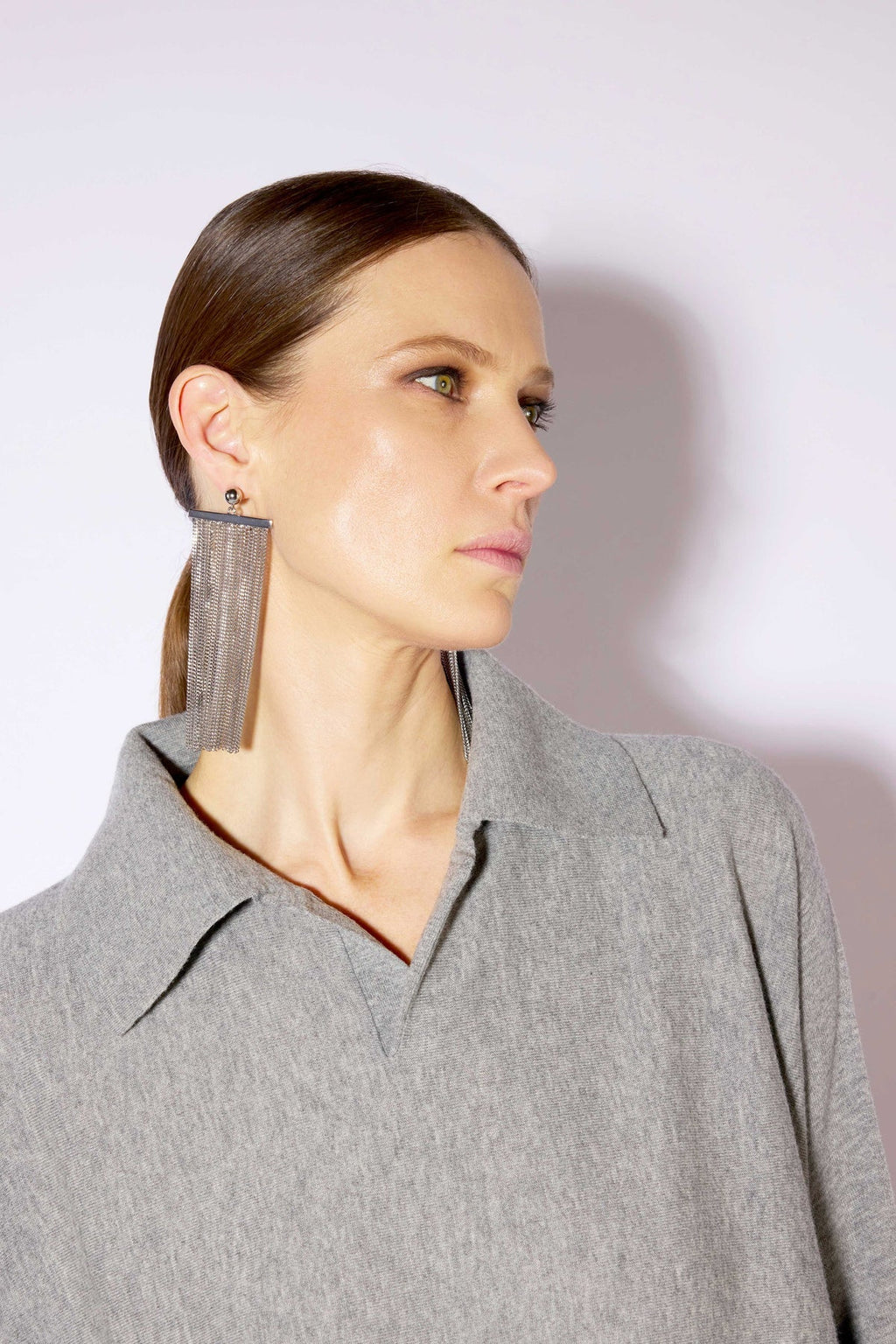Liviana Conti Maglia Debbie in pura lana vergine con colletto polo mod F6WB16 AI26 Liviana Conti