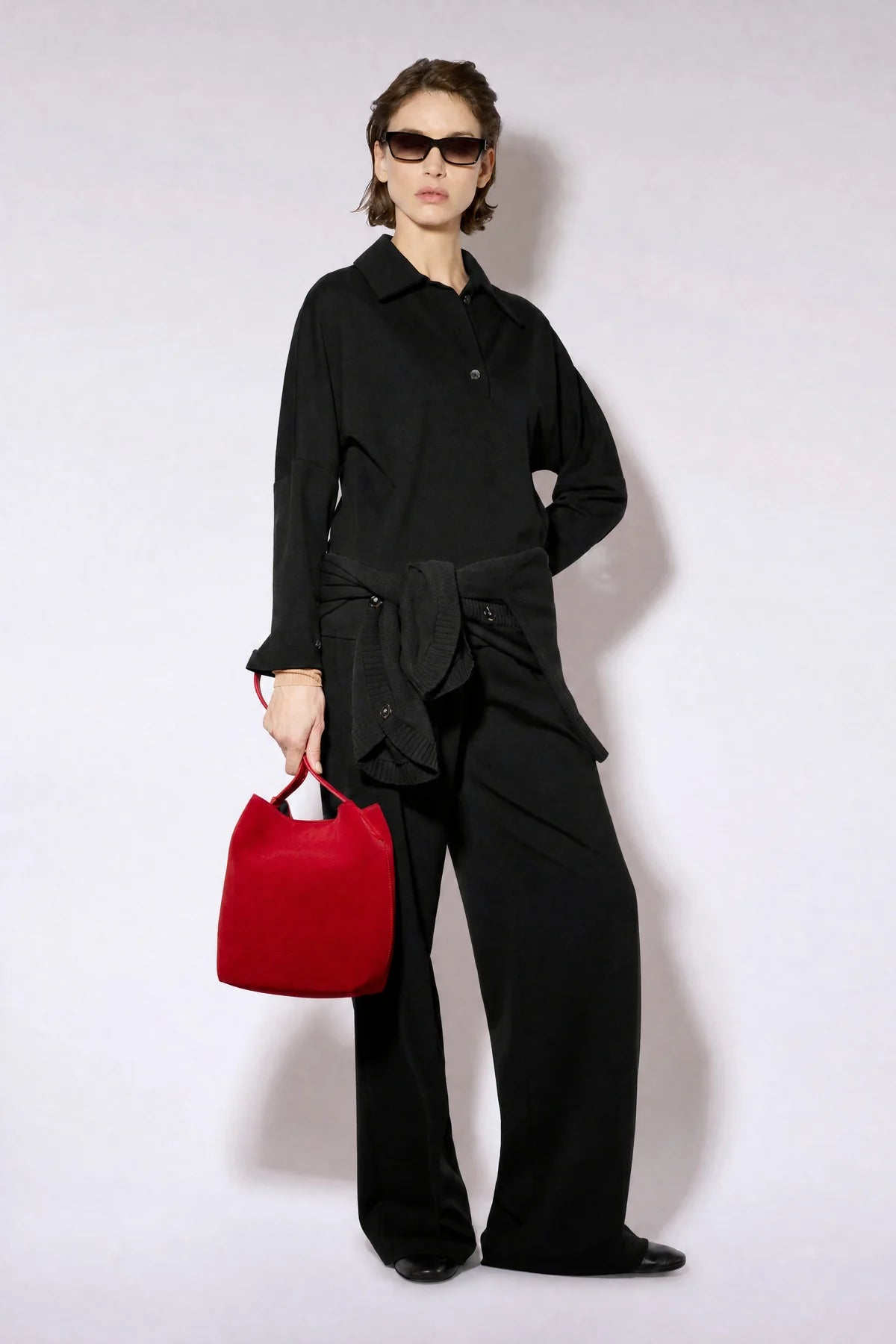 Liviana Conti Maglia Blusa Miranda punto Milano modello polo F6WI09 AI26 Liviana Conti