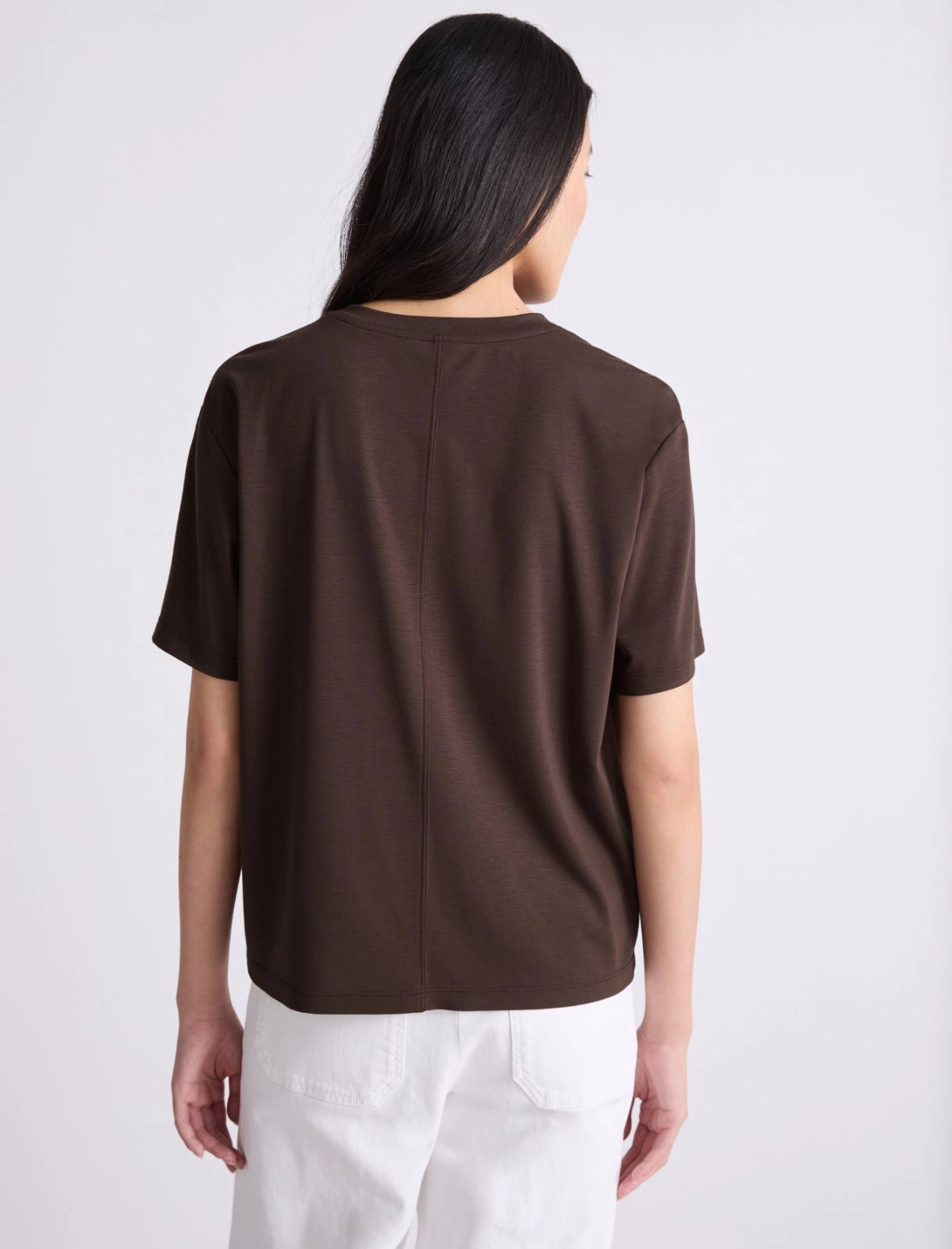Marella T- shirt boxy punto milano leggero MLILago PE26 Marella