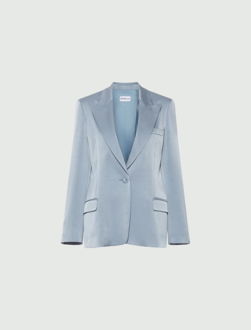 Marella Blazer monopetto in satin MLLZimino AI26 Marella