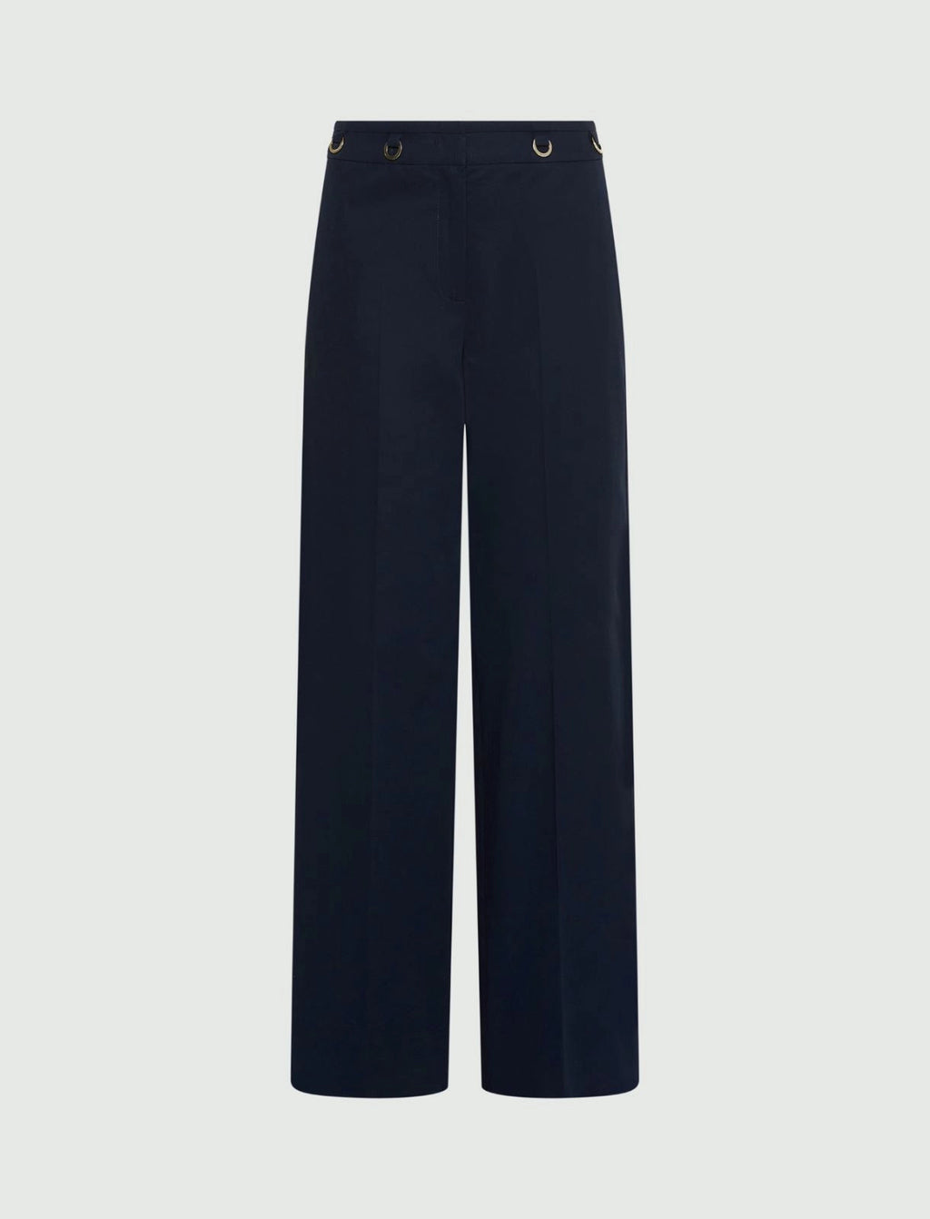 Marella Sport Pantaloni dritti in gabardina MLSAcciaio PE26 Marella Sport