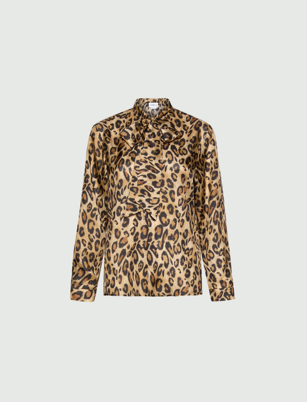 Marella Sport Camicia in seta habotai stampa animalier MLSNastro AI26 Marella Sport