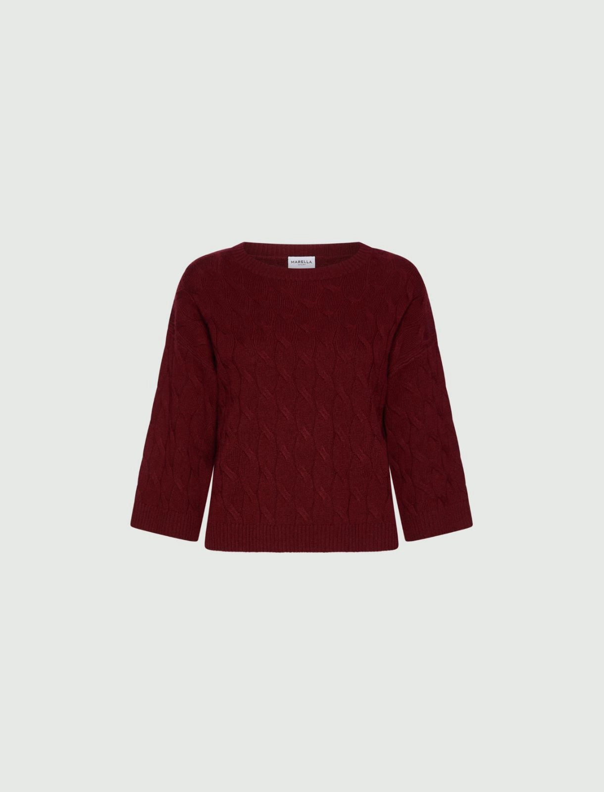 Marella Sport Maglia a trecce in cashmere MLSRadura AI26 Marella Sport