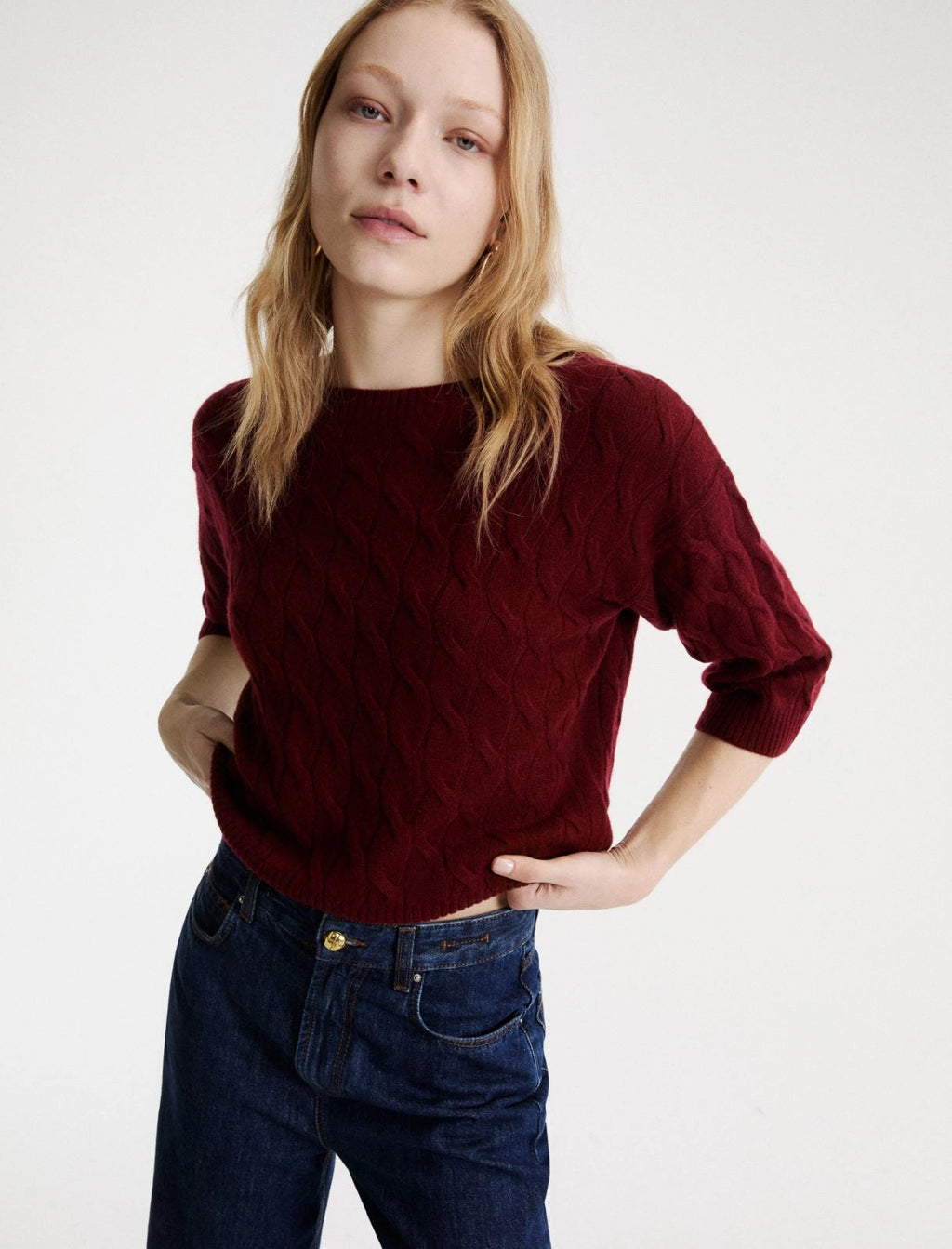 Marella Sport Maglia a trecce in cashmere MLSRadura AI26 Marella Sport