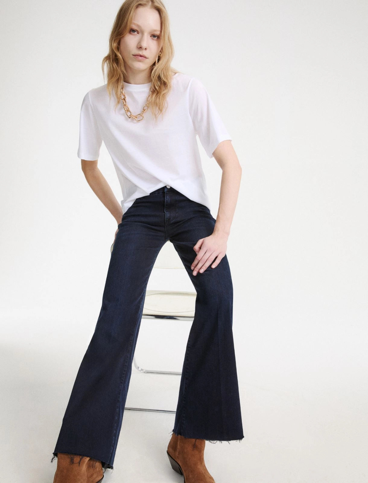 Marella Sport Jeans wide leg cropped MLSWLcrop AI26 Marella Sport