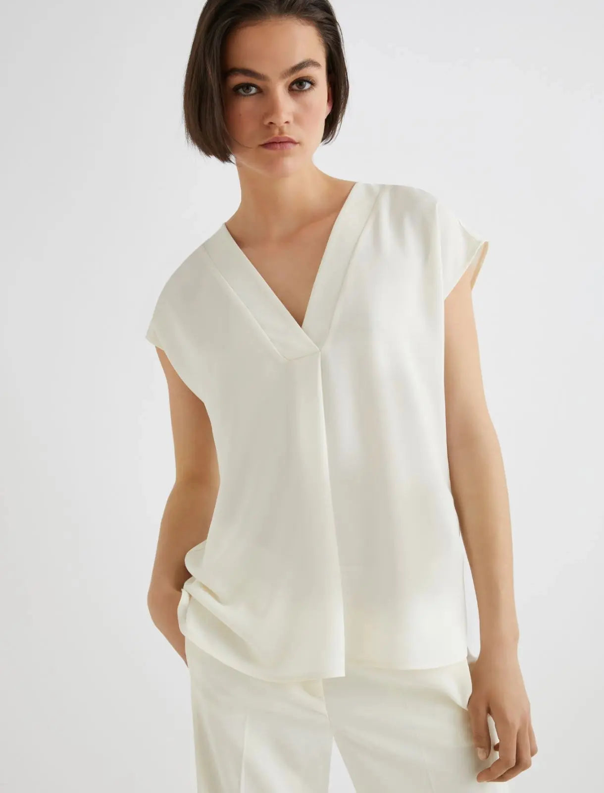Marella ART. 365 Blusa in satin fluido Brina AI25 Marella