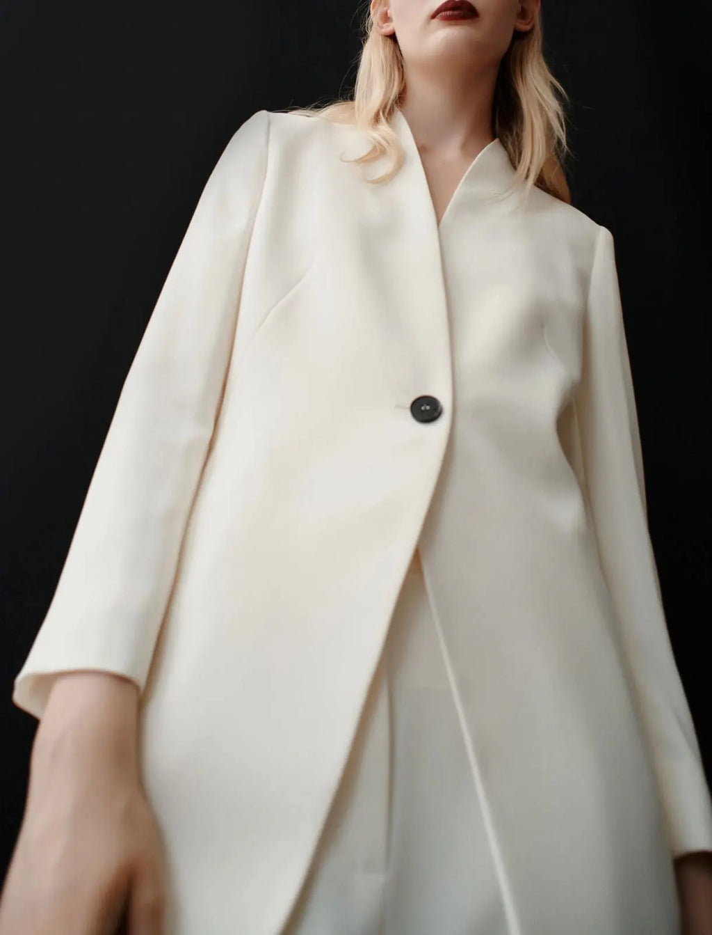 Marella ART. 365 Giacca lunga in enver satin riciclato Milla PE25 image 3