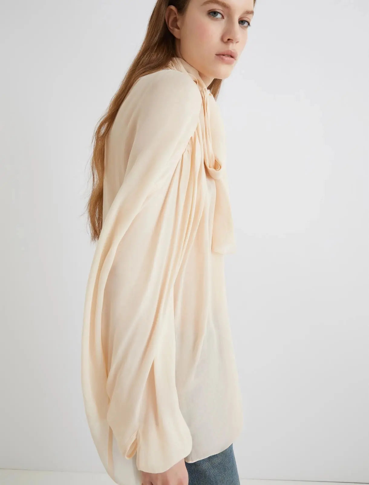 Marella Blusa in georgette Canapa AI25 Marella