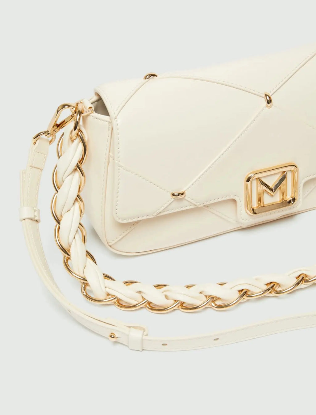 Marella Borsa medium con lavorazione a rombi avorio Emily2 AI25 Marella