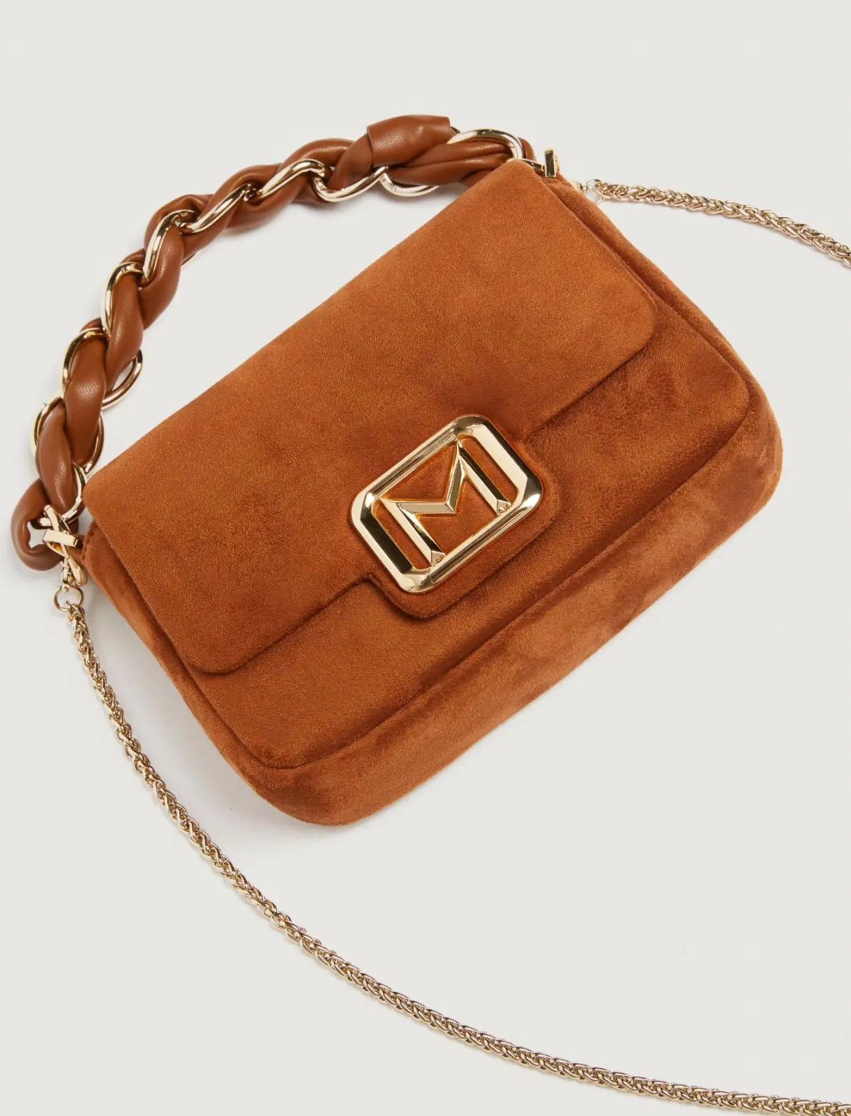Marella Borsa small in tessuto scamosciato Lontra3 AI25 Marella