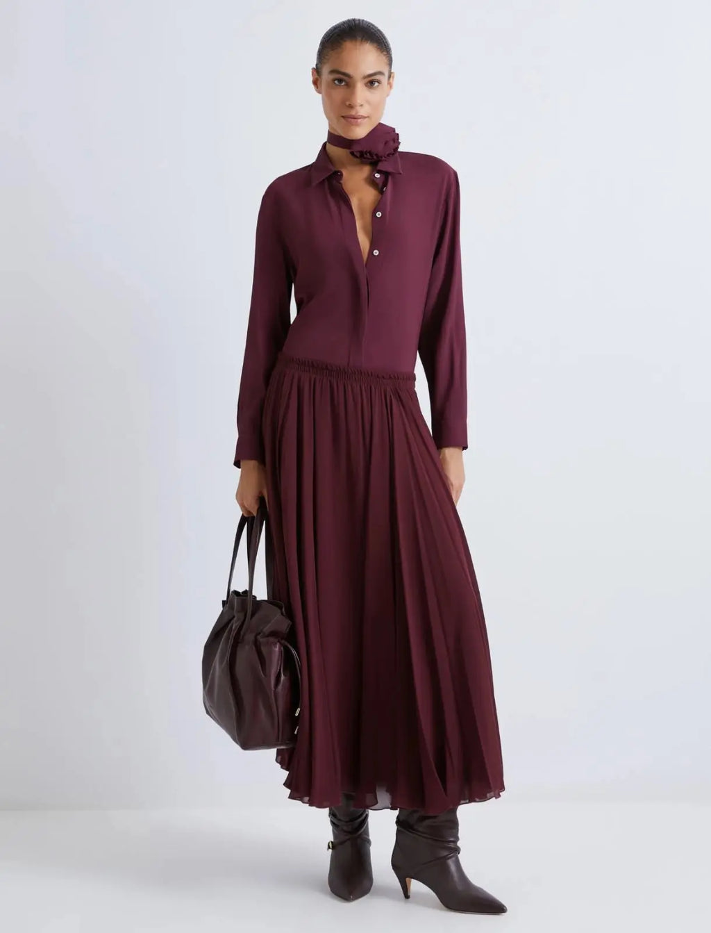 Marella Camicia in crepe misto seta Cabiria  AI25 Marella