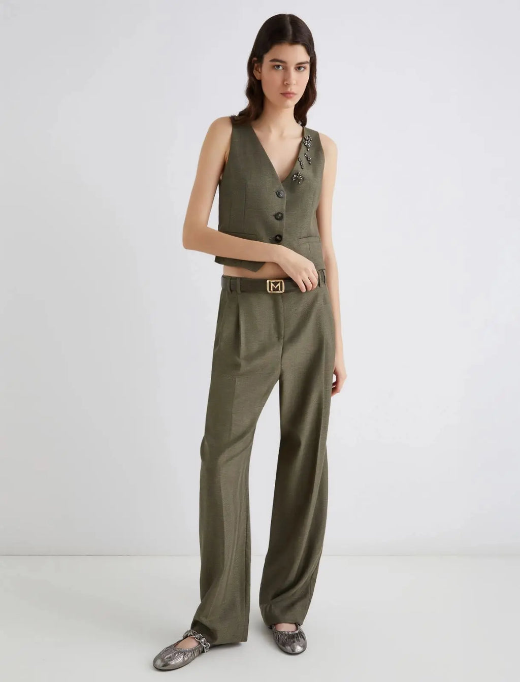 Marella Gilet in saglia fluida Cantico AI25 Marella