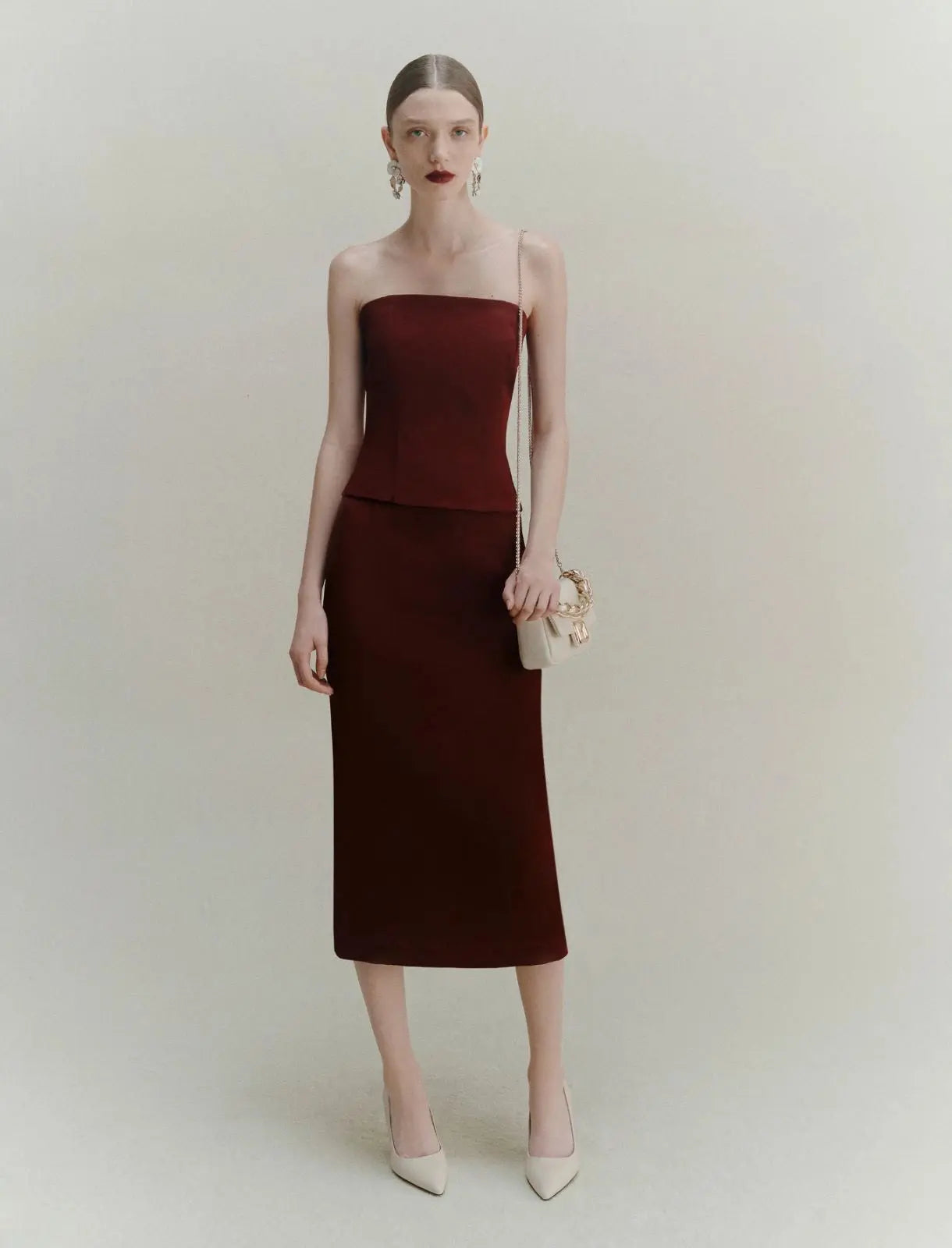 Marella Gonna in satin Cadine AI25 Marella