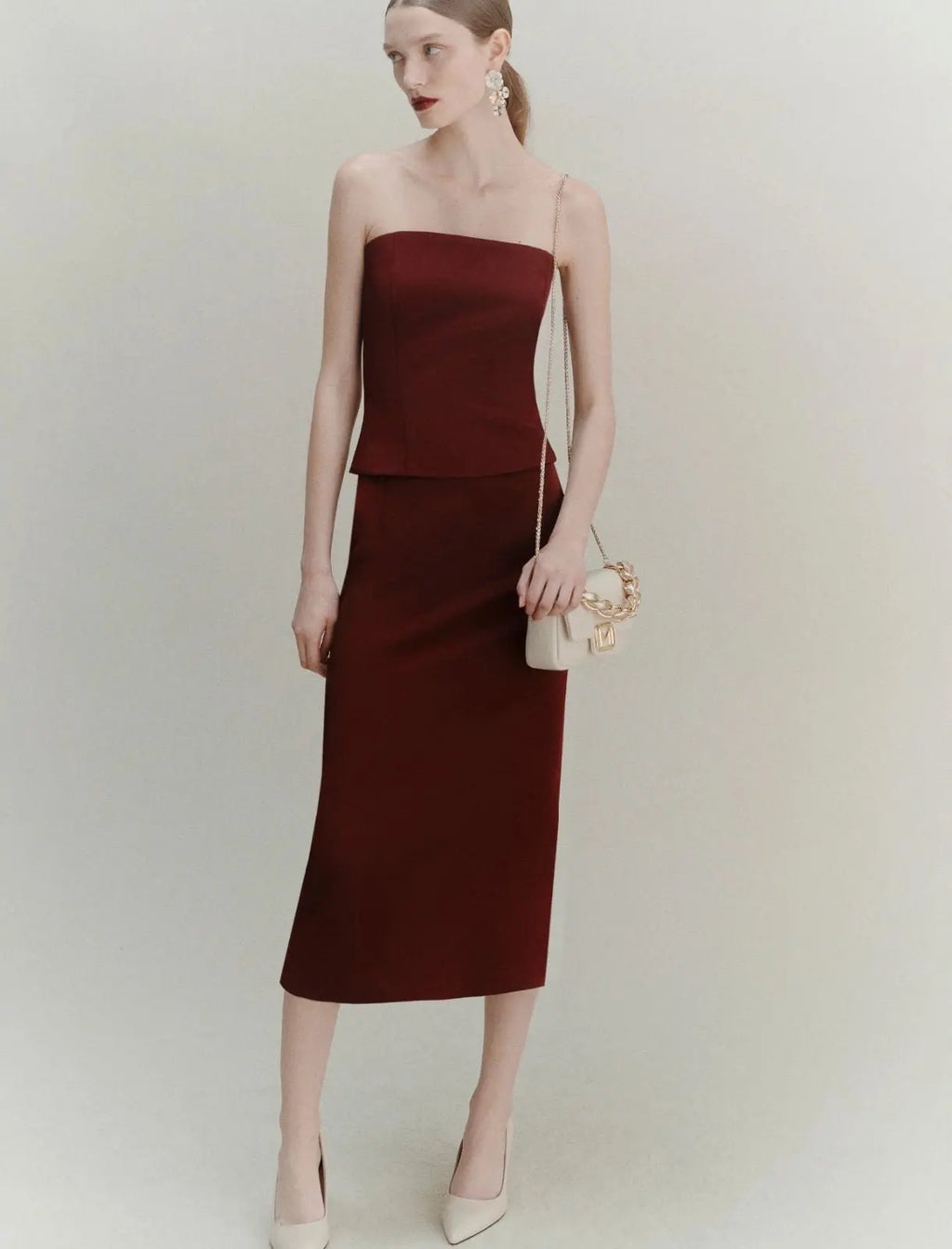 Marella Gonna in satin Cadine AI25 Marella