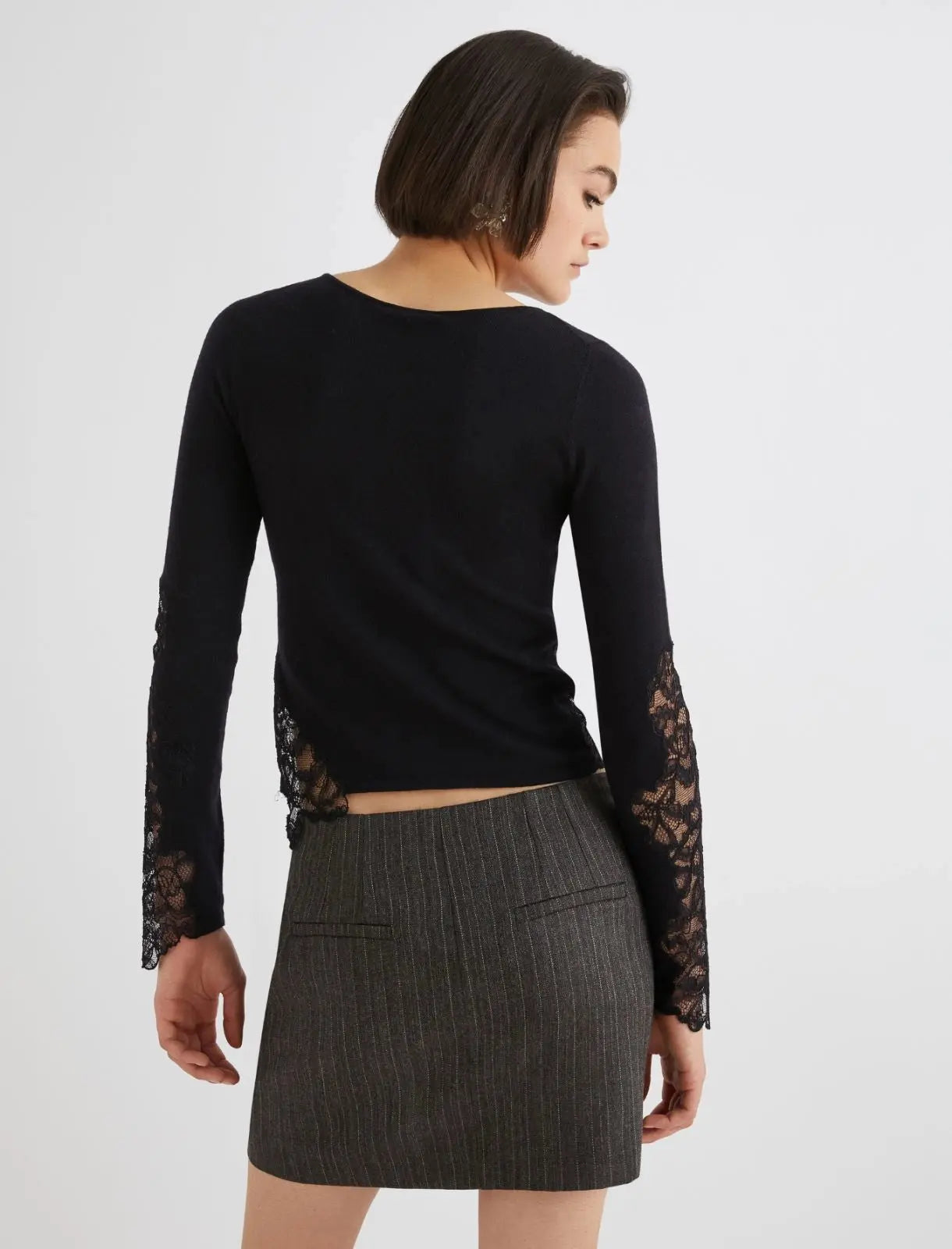 Marella Maglia aderente con pizzo Torso AI25 Marella