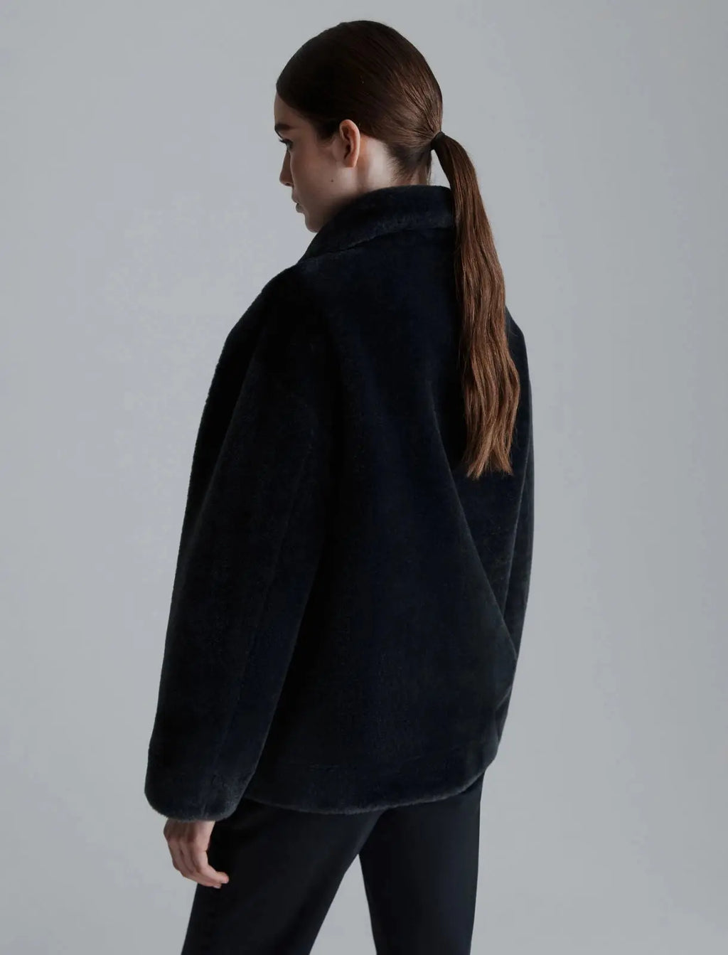 Marella Monochrome Giacca cocoon reversibile Fresa AI25 Marella Monochrome