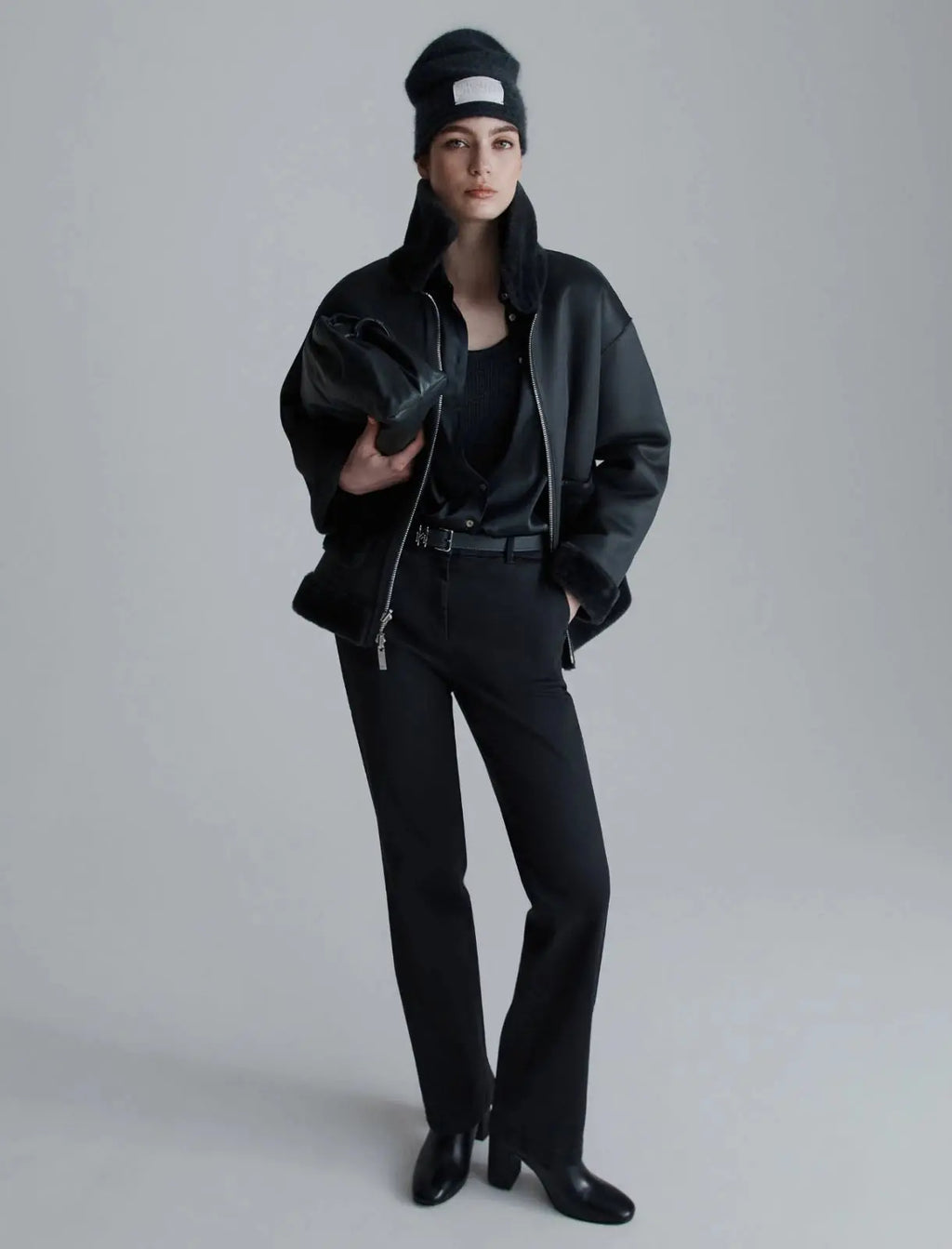 Marella Monochrome Giacca cocoon reversibile Fresa AI25 Marella Monochrome