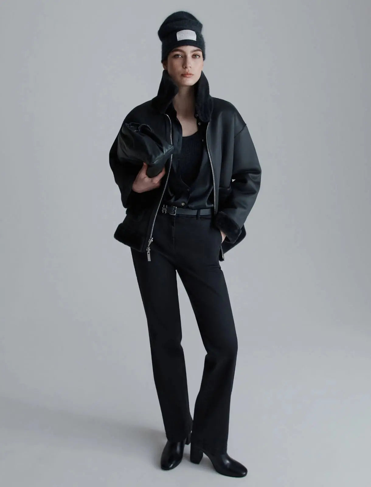 Marella Monochrome Giacca cocoon reversibile Fresa AI25 Marella Monochrome