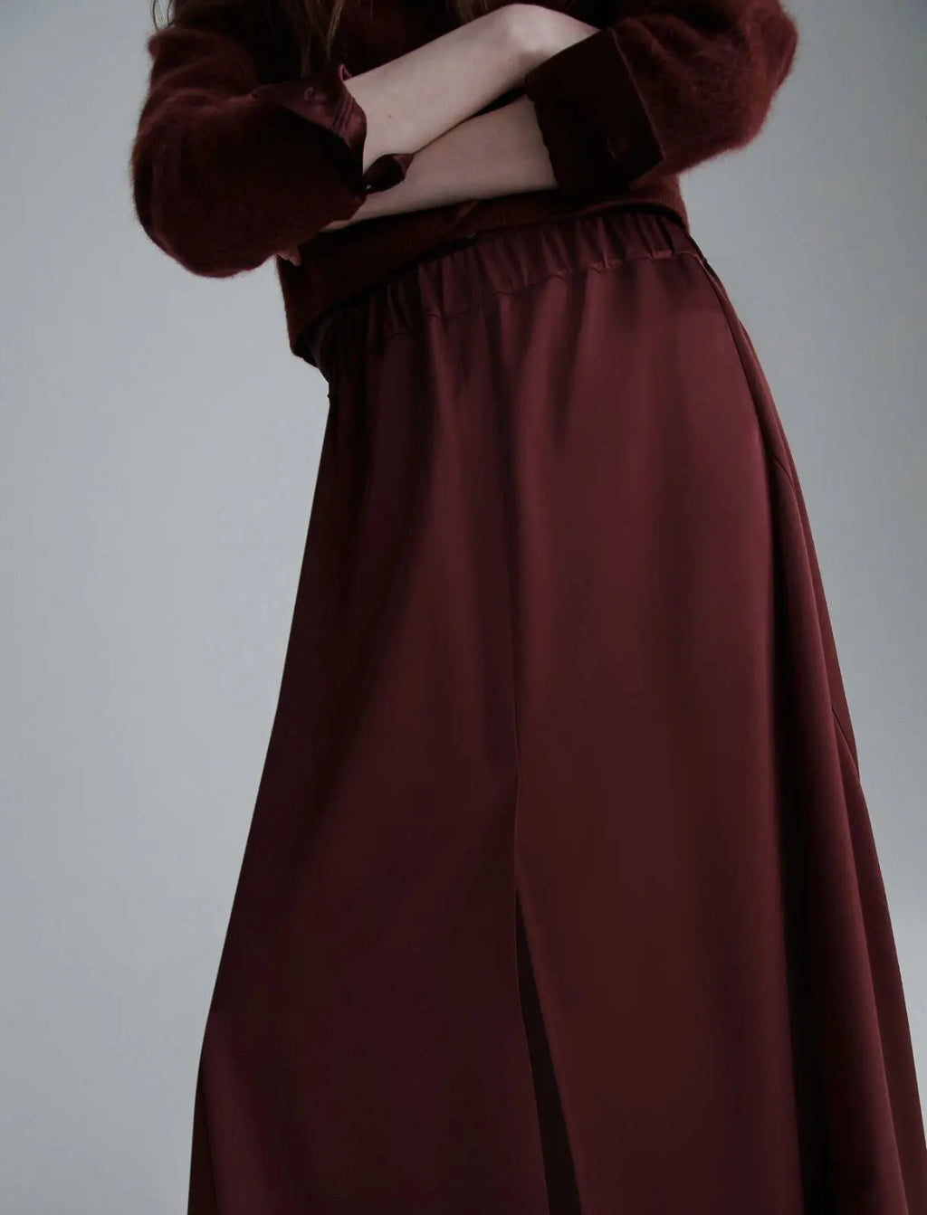 Marella Monochrome Gonna svasata in raso Belluno AI25 Marella Monochrome