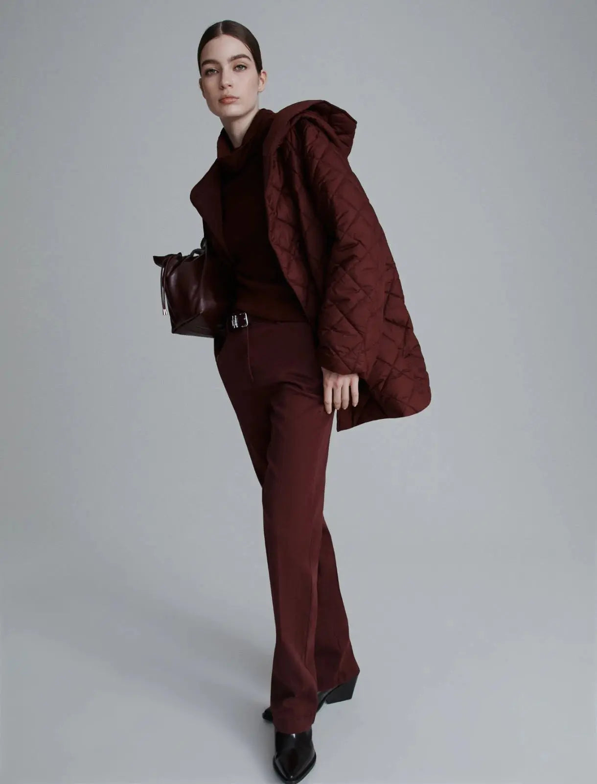 Marella Monochrome Pantalone wide leg Rovo AI25 Marella Monochrome