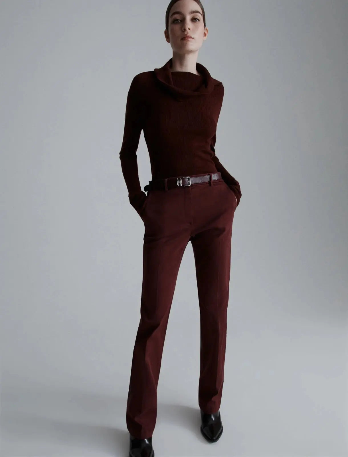 Marella Monochrome Pantalone wide leg Rovo AI25 Marella Monochrome