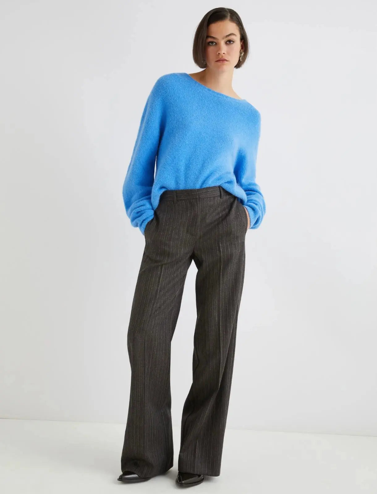 Marella Pantalone dritto in pura lana Renoir AI25 Marella