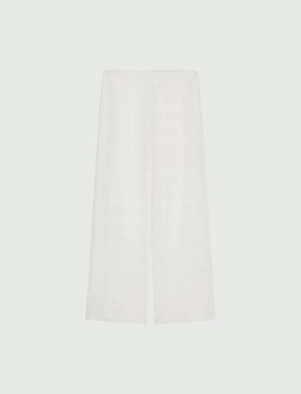 Marella Pantalone dritto in voile ricamato Era PE25 image 3