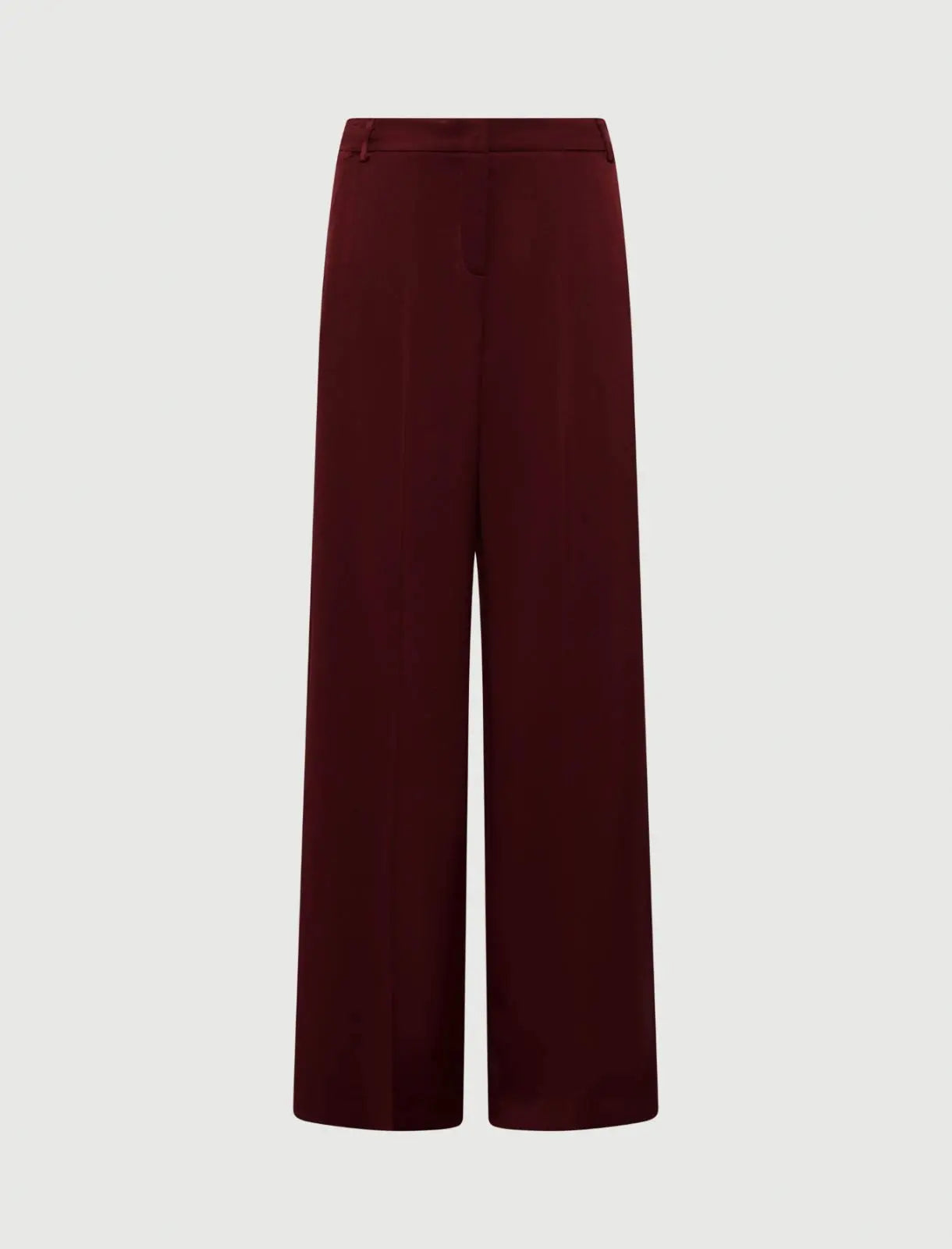 Marella Pantalone in satin bordeaux Wolf AI25 Marella