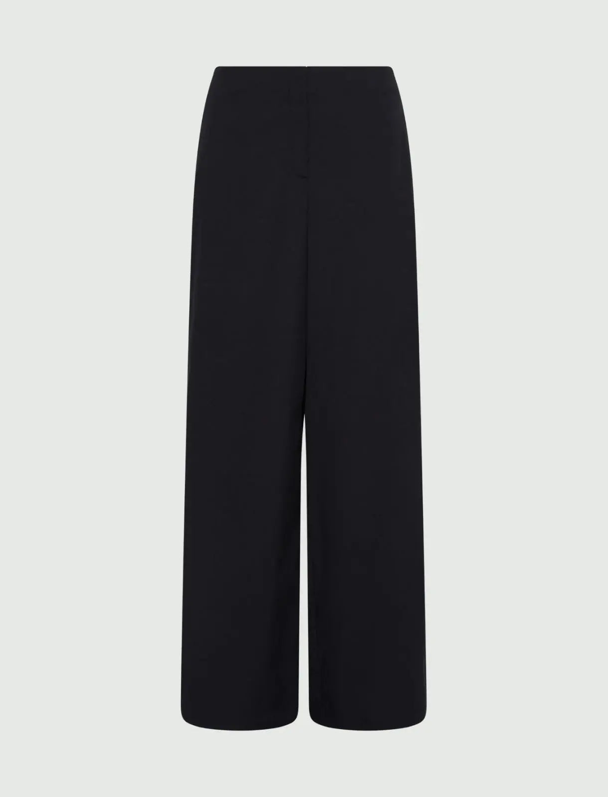 Marella Pantalone wide leg in popeline di cotone Menta PE25 image 4