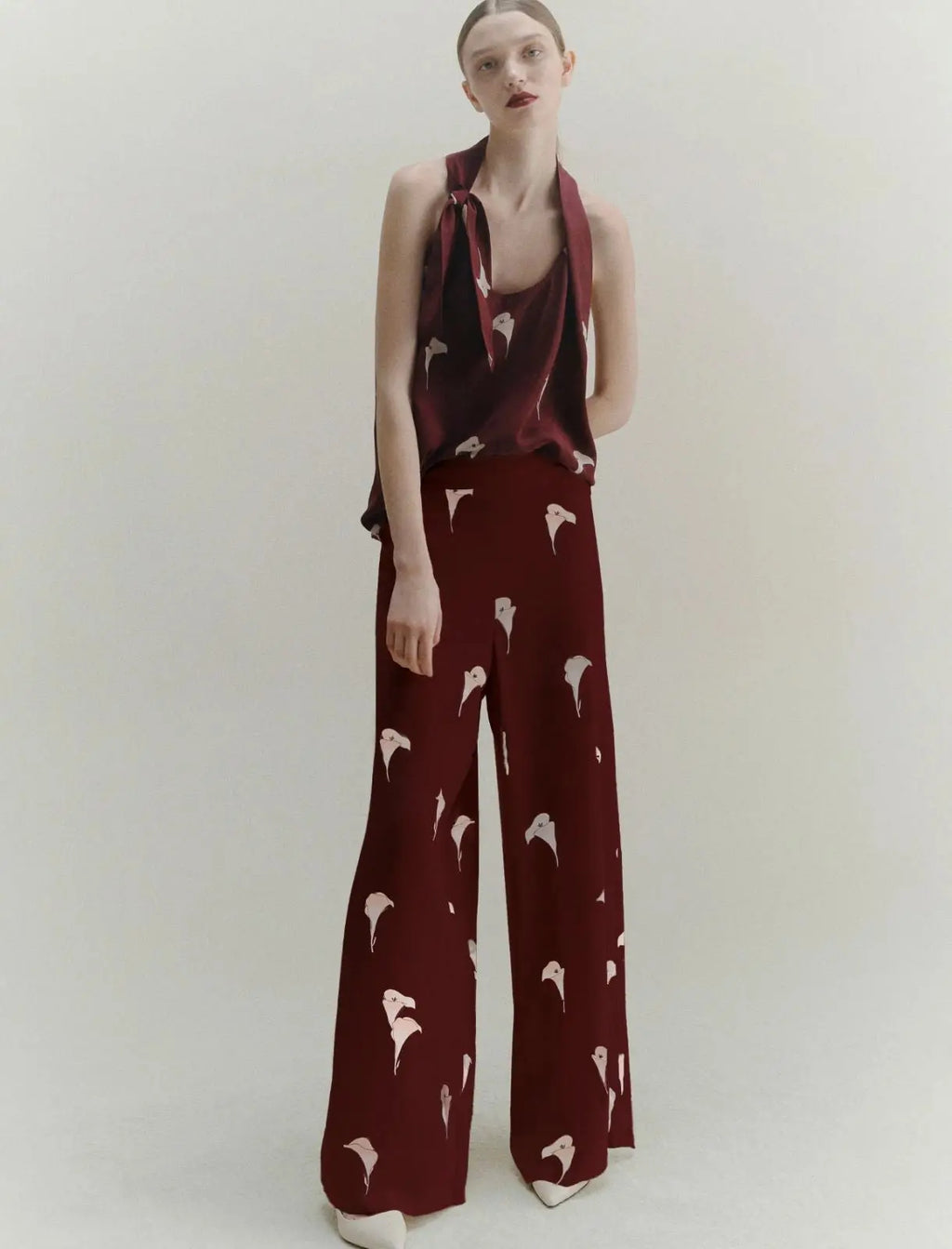 Marella Pantalone wide leg in voile Iva AI25 Marella