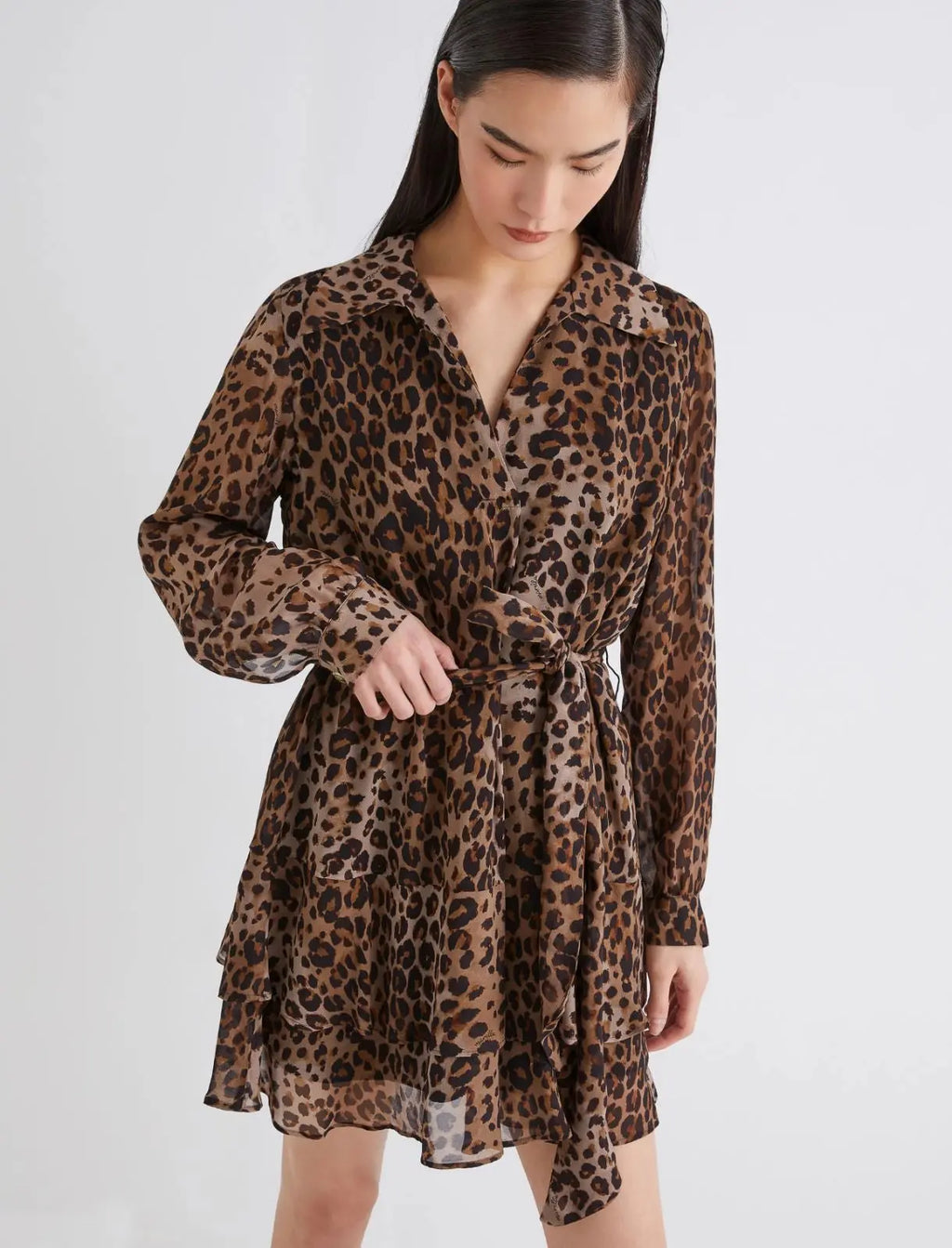 Marella Sport Abito in georgette con balze Fabio  AI25 Marella Sport