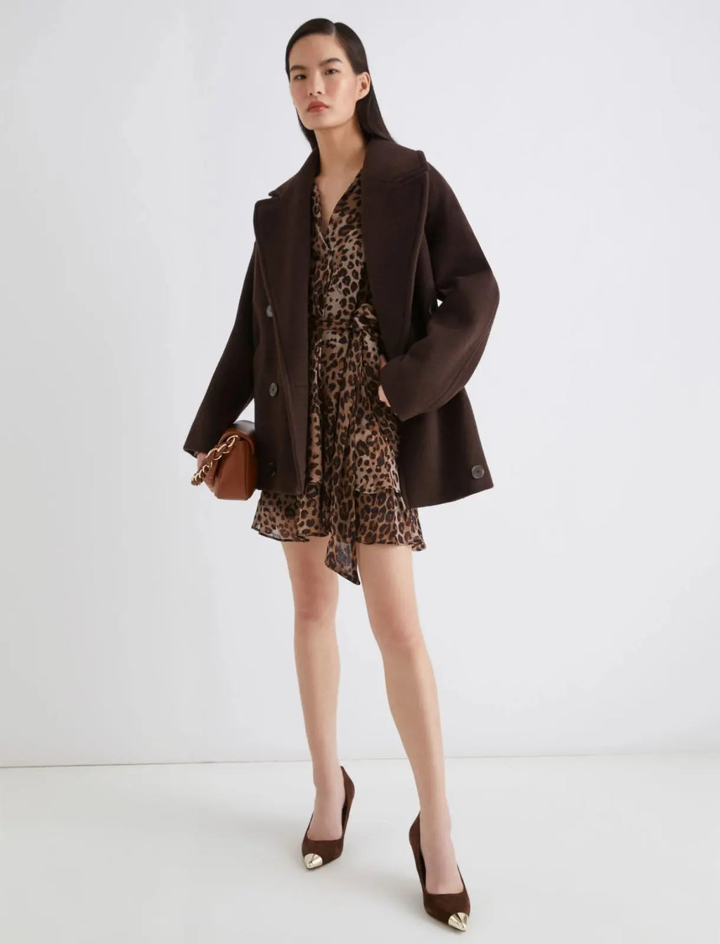 Marella Sport Abito in georgette con balze Fabio  AI25 Marella Sport