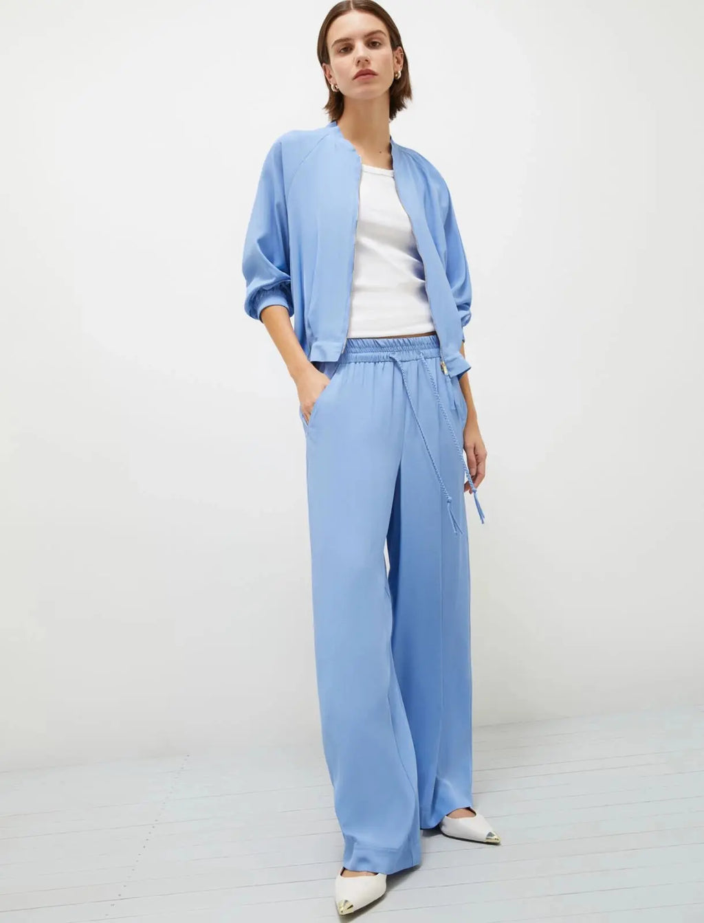 Marella Sport Pantalone dritto in crêpe Vivaio PE25 image 0