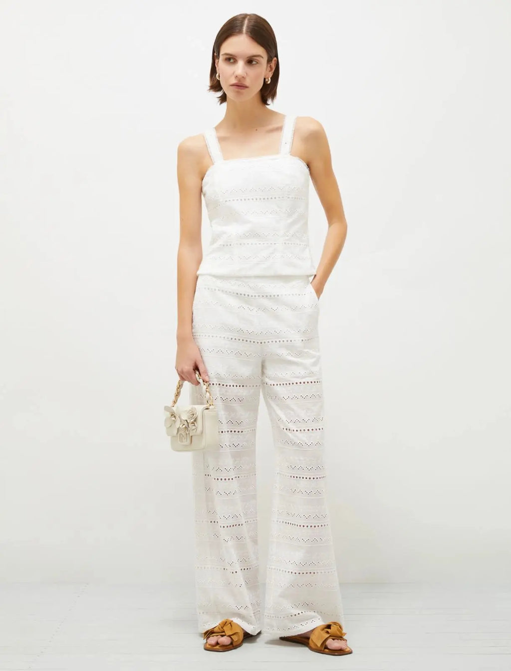 Marella Top a bustier in voile Camelot PE25 image 0