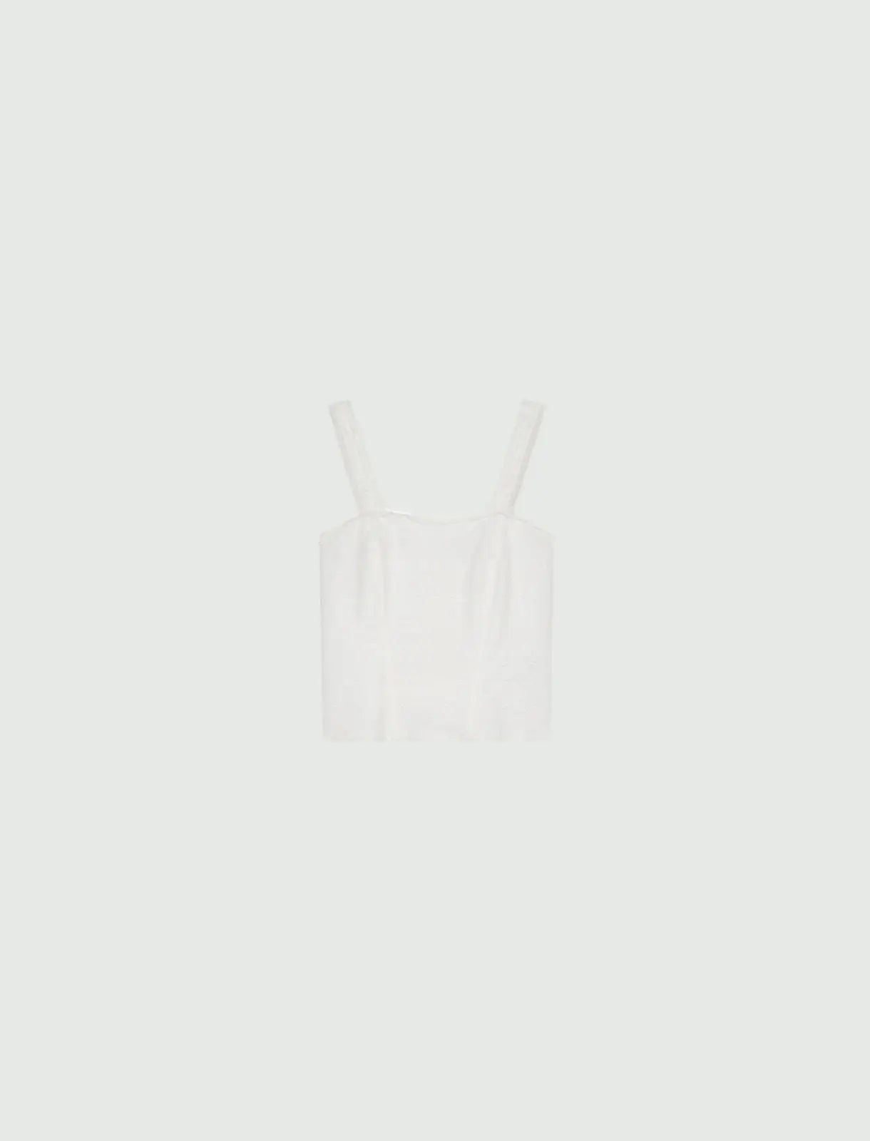 Marella Top a bustier in voile Camelot PE25 image 4