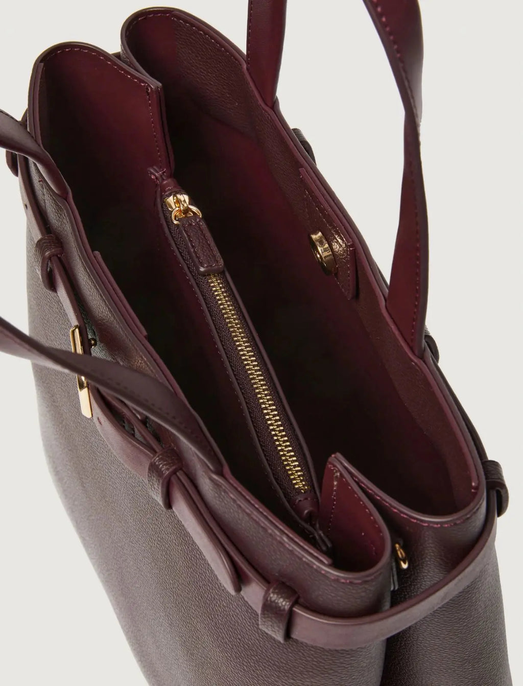 Marella Tote verticale con cintura, testa di moro Salerno AI25 Marella