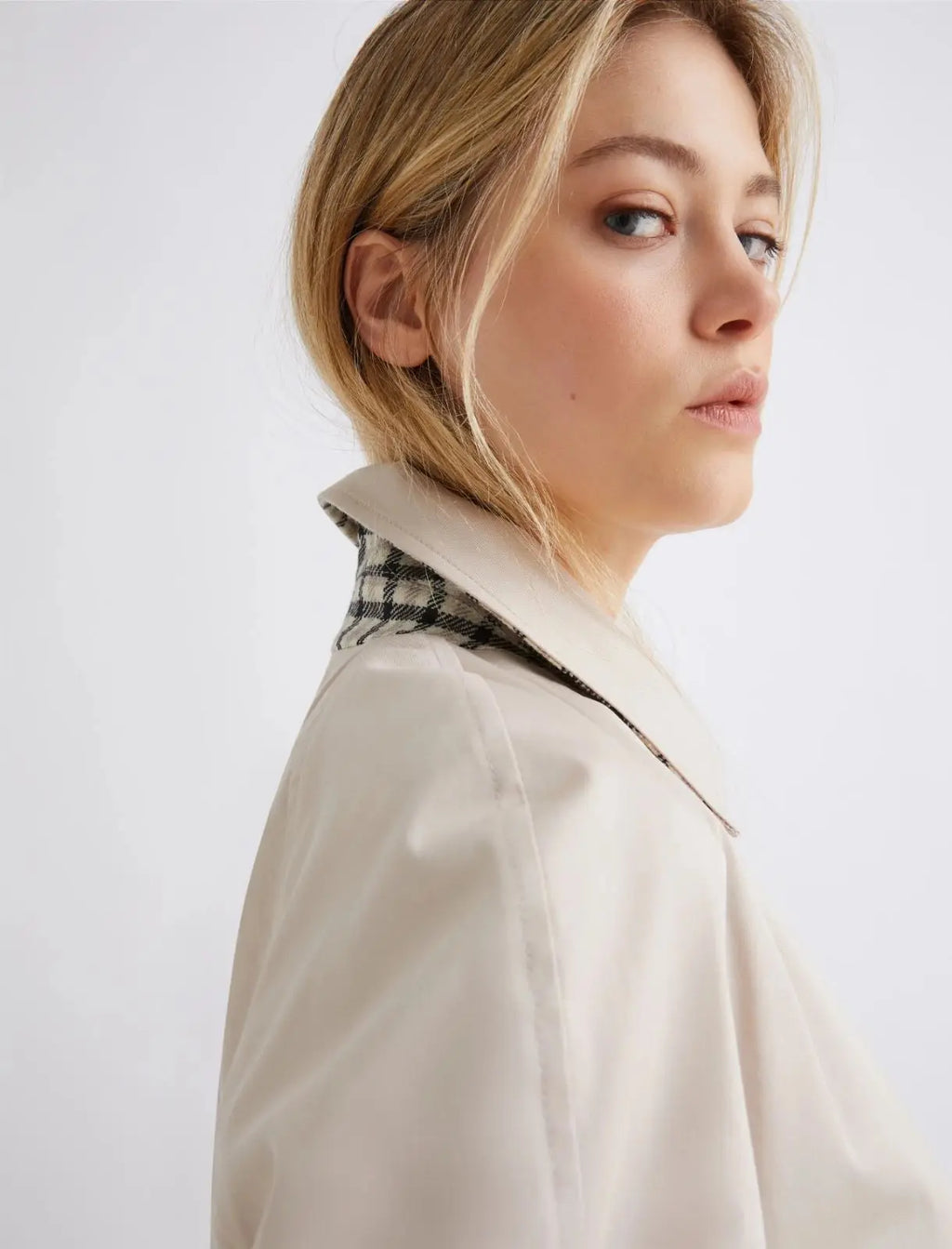 Marella Trench corto in gabardina stretch Darsena AI25 Marella