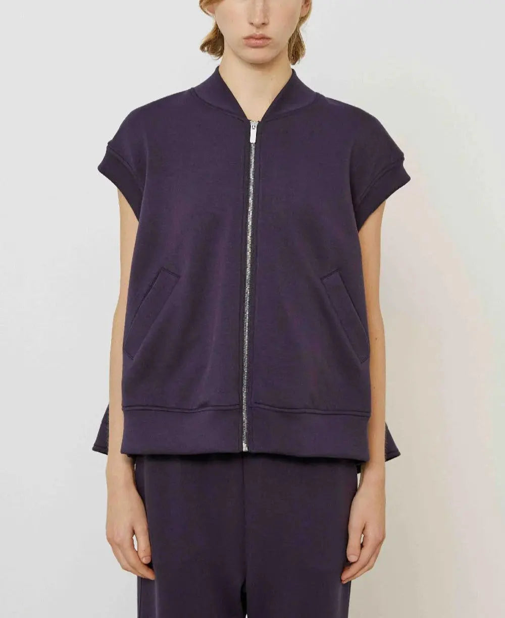 Meimeij Gilet con tasche a filetto e piega nel centro D07 AI25 Meimeij