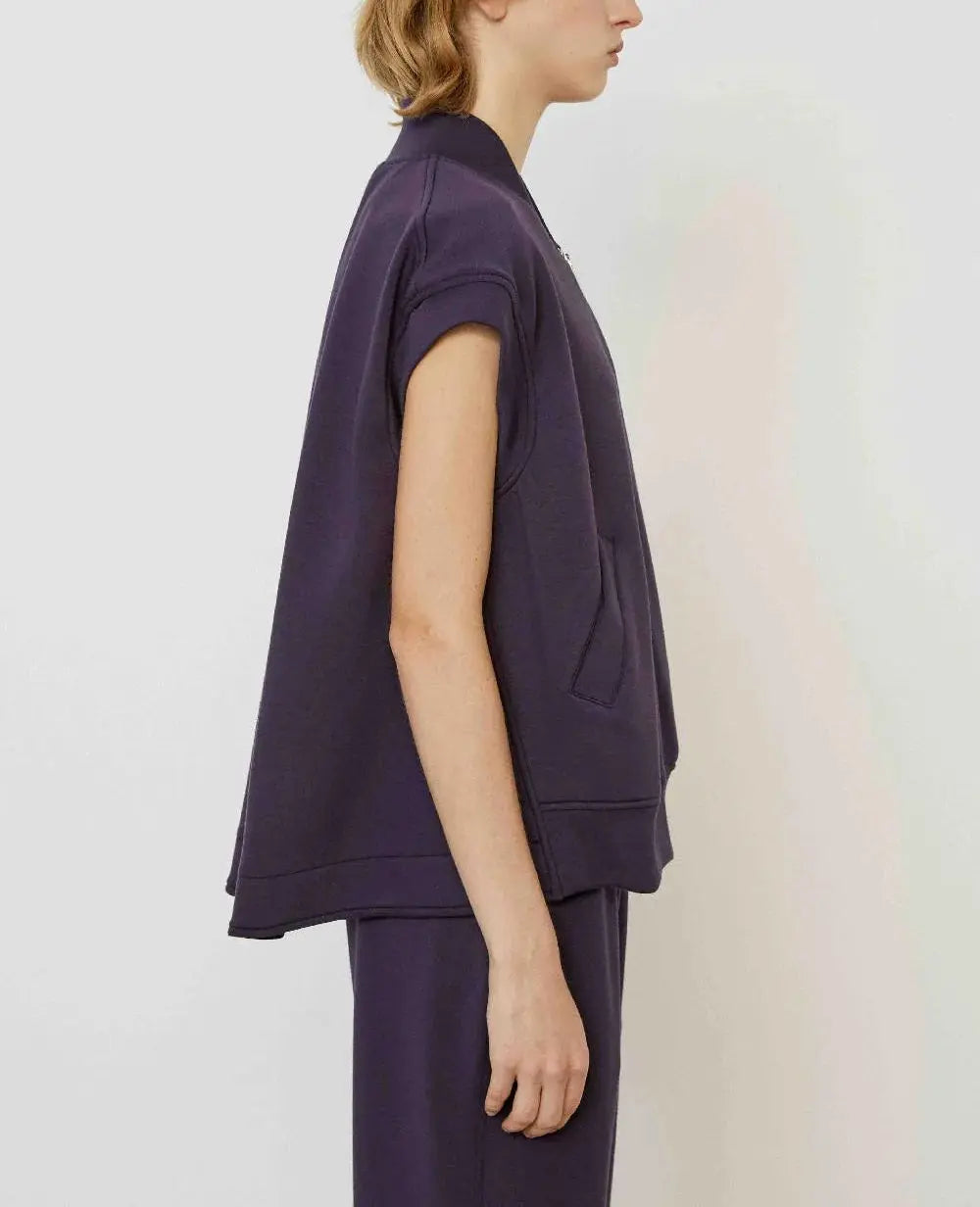 Meimeij Gilet con tasche a filetto e piega nel centro D07 AI25 Meimeij