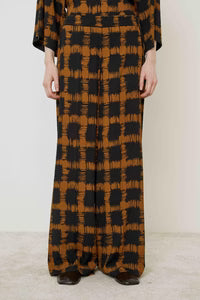 Meimeij Pantalone in visocsa a fantasia linea dritta mod T03 AI25 Meimeij