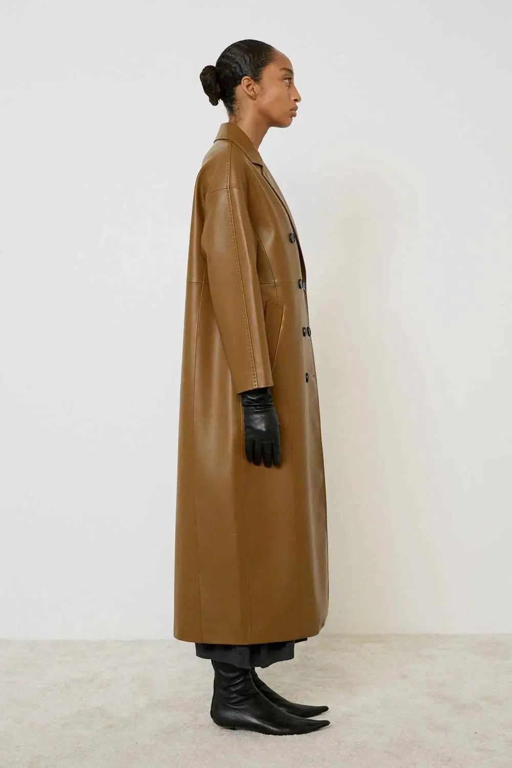 Meimeij Trench con impunture sartoriali a vista mod. CC0 AI25 Meimeij