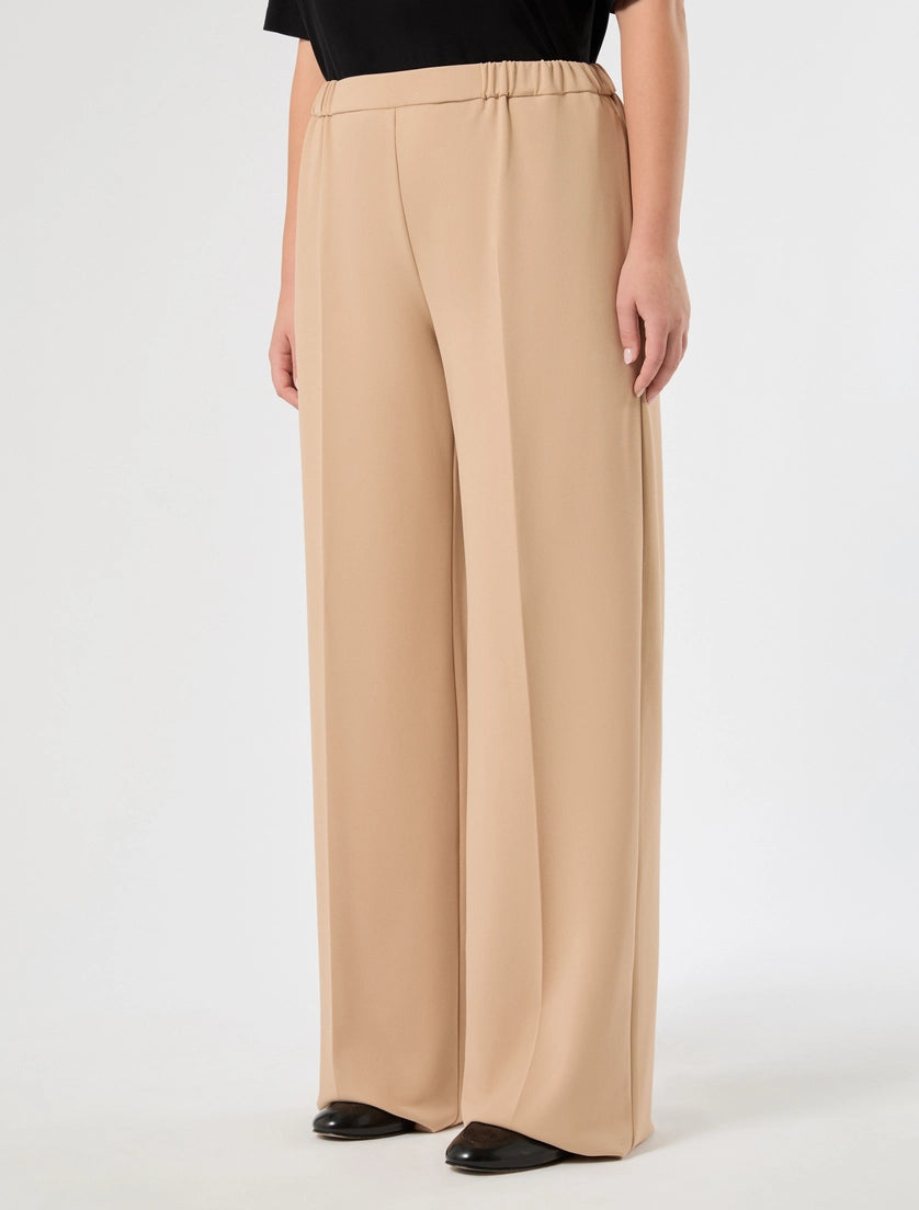 Persona Marina Rinaldi Pantaloni in scuba crêpe stretch NNWLivrea, cammello AI26 Persona Marina Rinaldi