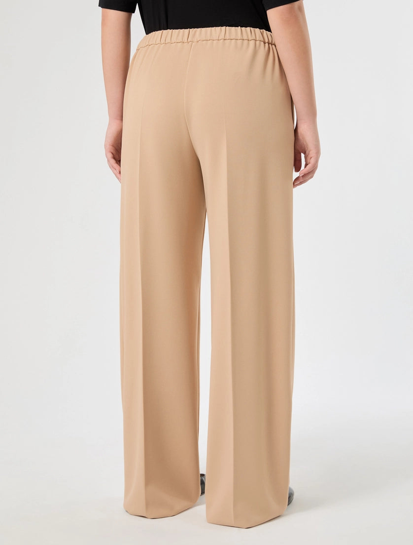 Persona Marina Rinaldi Pantaloni in scuba crêpe stretch NNWLivrea, cammello AI26 Persona Marina Rinaldi
